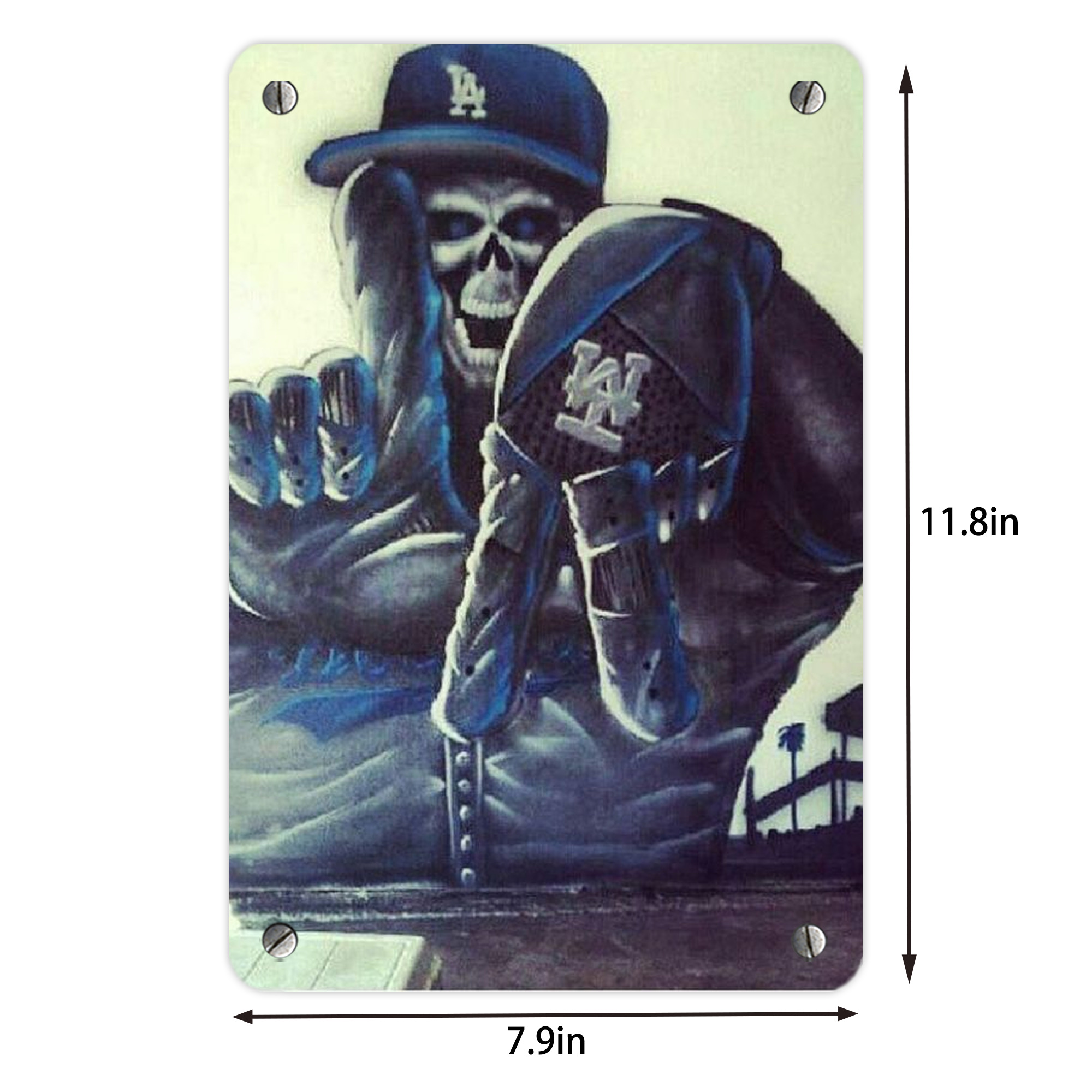  Metal Tin Sign 8x12inch - High-Quality Full-Print Decorative Wall Art, Durable Rust-Resistant Metal Plaque For Living Room, Bedroom, Kitchen, Office, Bar Décor