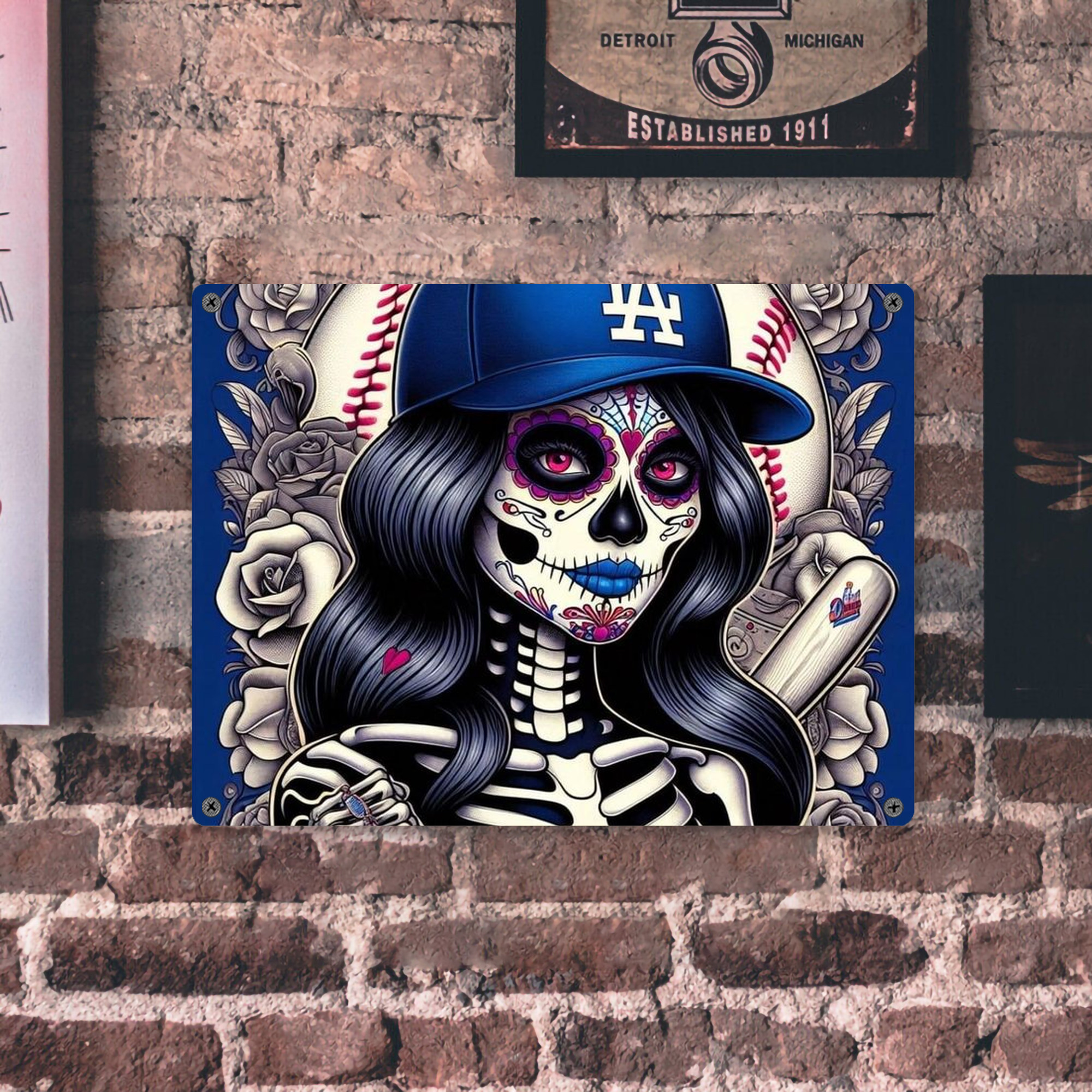  Vintage Metal Tin Sign 16x12 – Full-Print Iron Wall Decor – Durable, Fade-Resistant – Easy To Hang – Ideal For Home, Bar, Kitchen & Office Decor