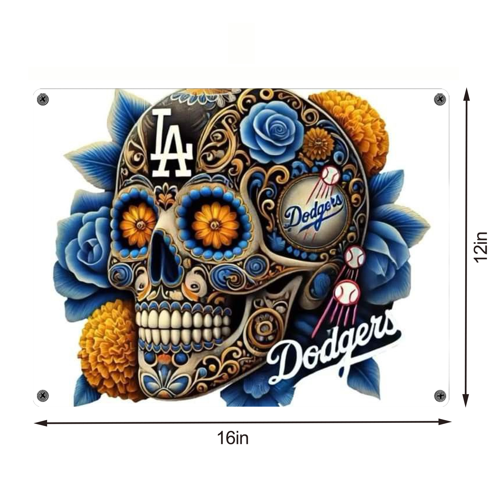  Vintage Metal Tin Sign 16x12 – Full-Print Iron Wall Decor – Durable, Fade-Resistant – Easy To Hang – Ideal For Home, Bar, Kitchen & Office Decor