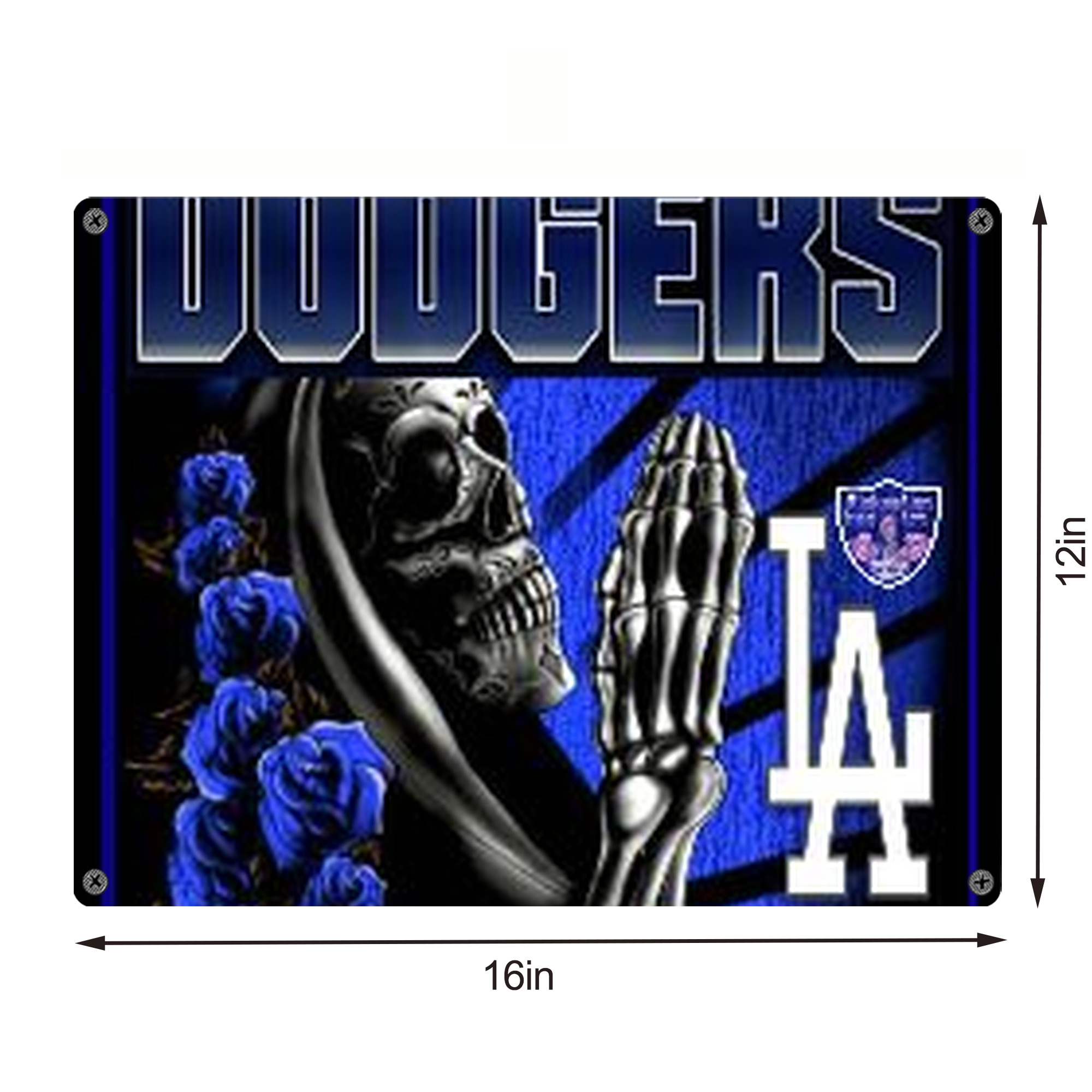  Vintage Metal Tin Sign 16x12 – Full-Print Iron Wall Decor – Durable, Fade-Resistant – Easy To Hang – Ideal For Home, Bar, Kitchen & Office Decor