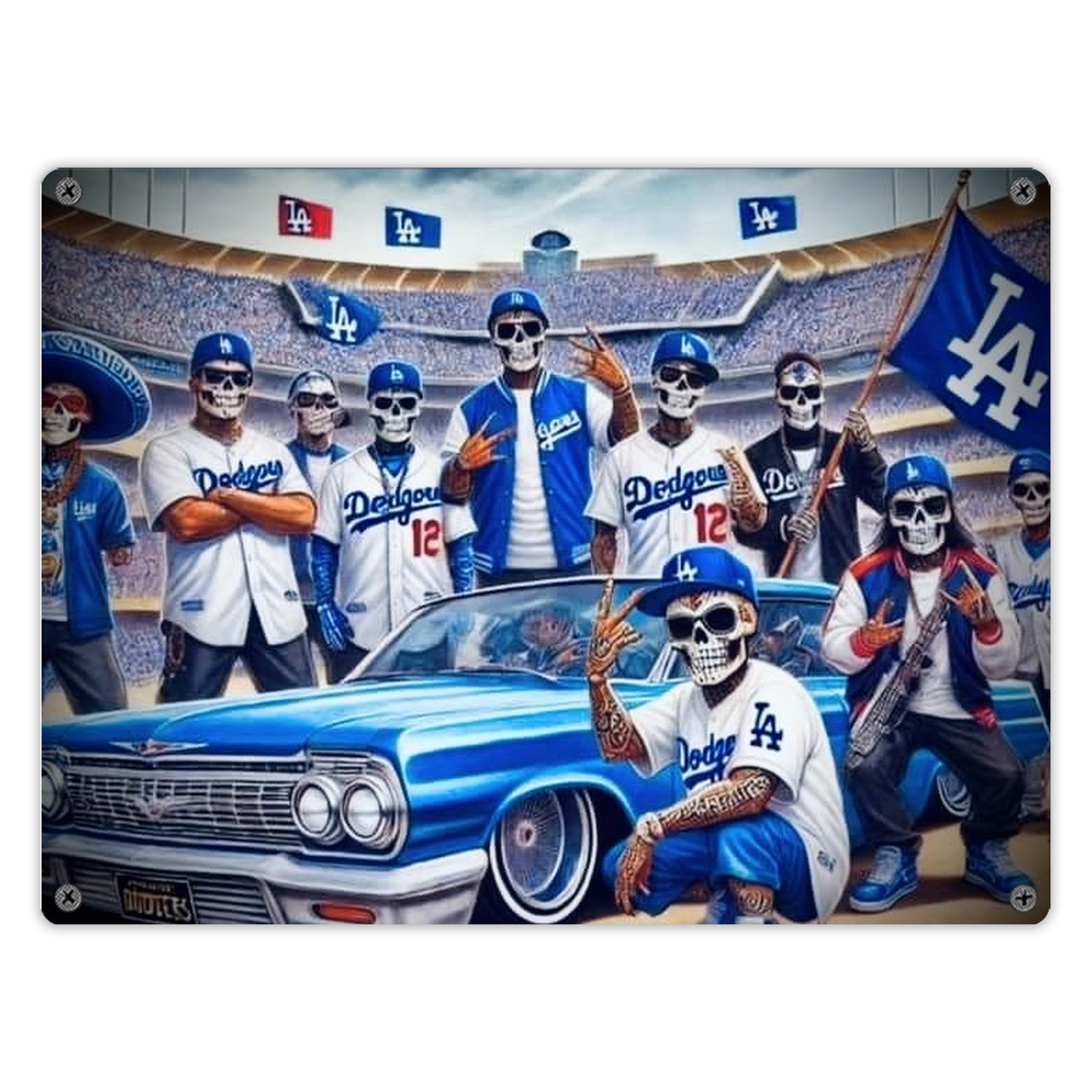  Vintage Metal Tin Sign 16x12 – Full-Print Iron Wall Decor – Durable, Fade-Resistant – Easy To Hang – Ideal For Home, Bar, Kitchen & Office Decor