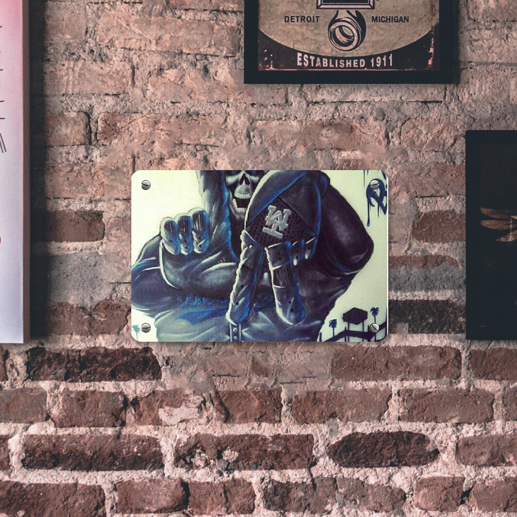  Metal Tin Sign 12x8inch - Premium Full-Print Decorative Wall Art, Durable Rust-Resistant Metal Plaque For Living Room, Bedroom, Kitchen, Office, Bar Décor