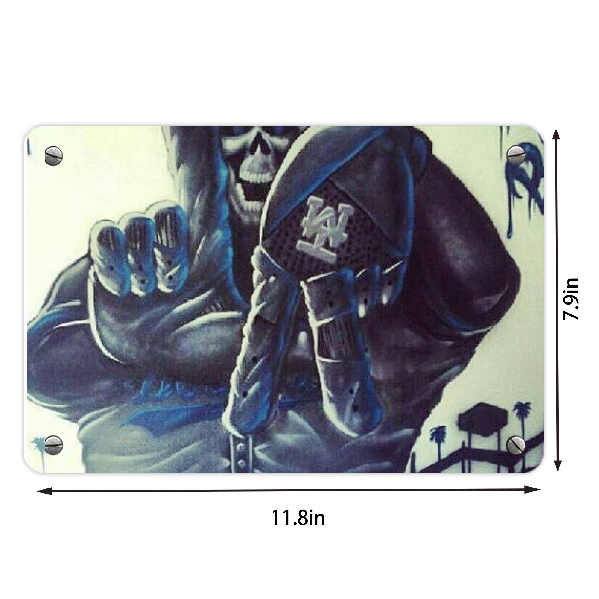  Metal Tin Sign 12x8inch - Premium Full-Print Decorative Wall Art, Durable Rust-Resistant Metal Plaque For Living Room, Bedroom, Kitchen, Office, Bar Décor