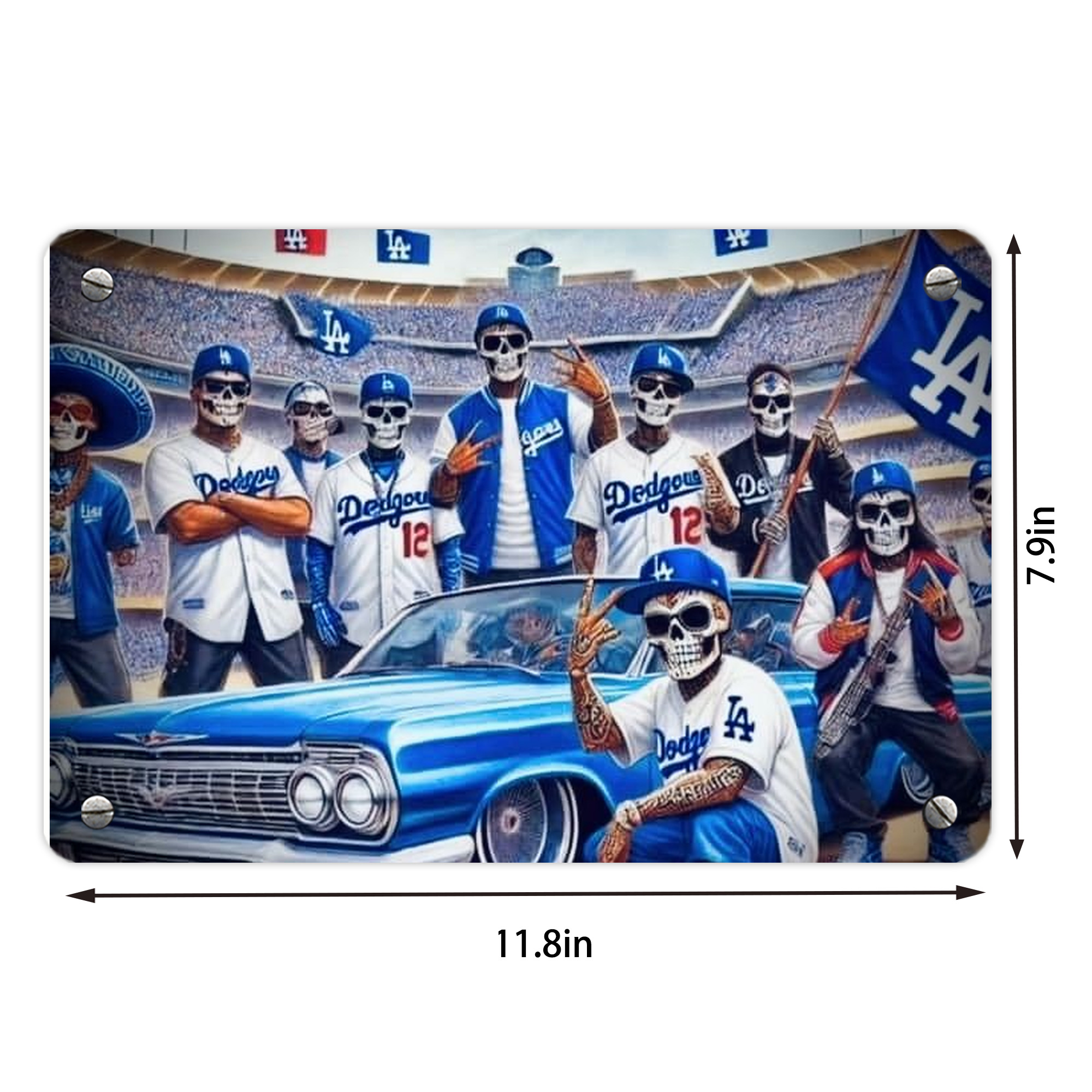  Metal Tin Sign 12x8inch - Premium Full-Print Decorative Wall Art, Durable Rust-Resistant Metal Plaque For Living Room, Bedroom, Kitchen, Office, Bar Décor