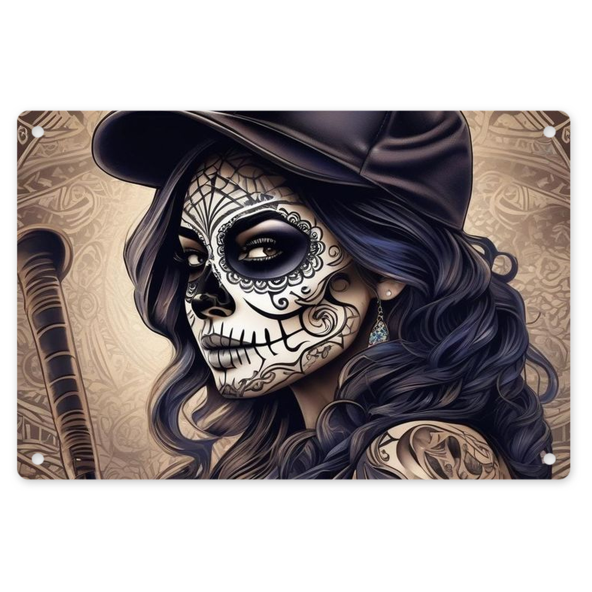  Decorative Aluminum Plaque – Horizontal Design – Durable, Stylish, Easy To Install – Ideal For Home, Office, Bar, And More