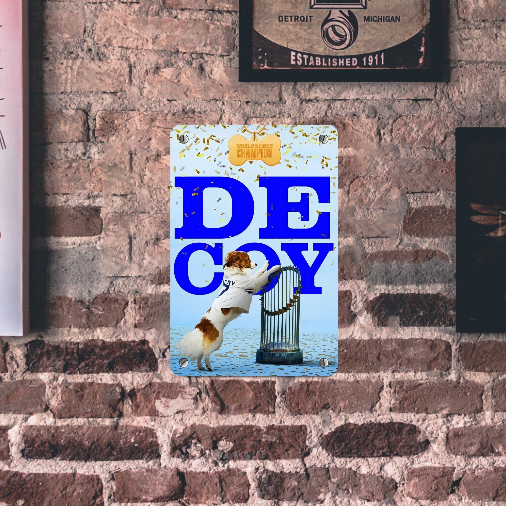  Metal Tin Sign 8x12inch - High-Quality Full-Print Decorative Wall Art, Durable Rust-Resistant Metal Plaque For Living Room, Bedroom, Kitchen, Office, Bar Décor