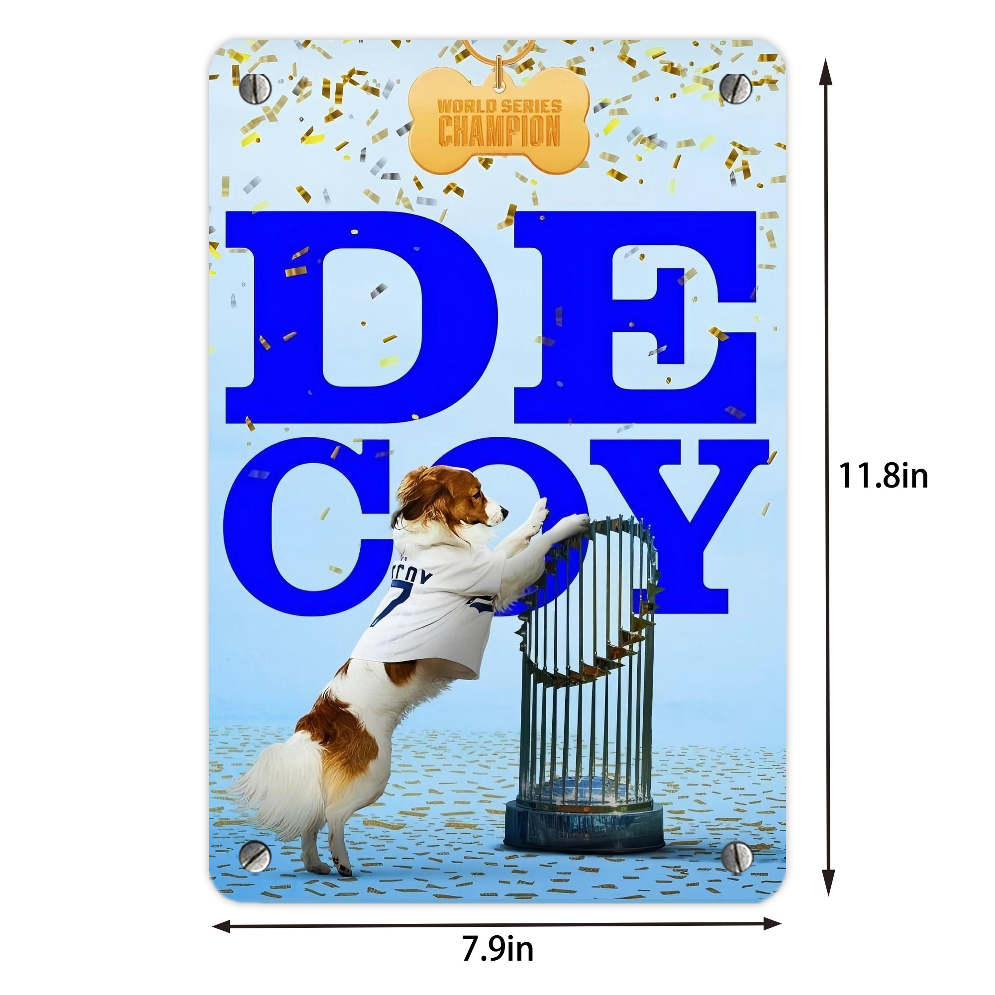  Metal Tin Sign 8x12inch - High-Quality Full-Print Decorative Wall Art, Durable Rust-Resistant Metal Plaque For Living Room, Bedroom, Kitchen, Office, Bar Décor