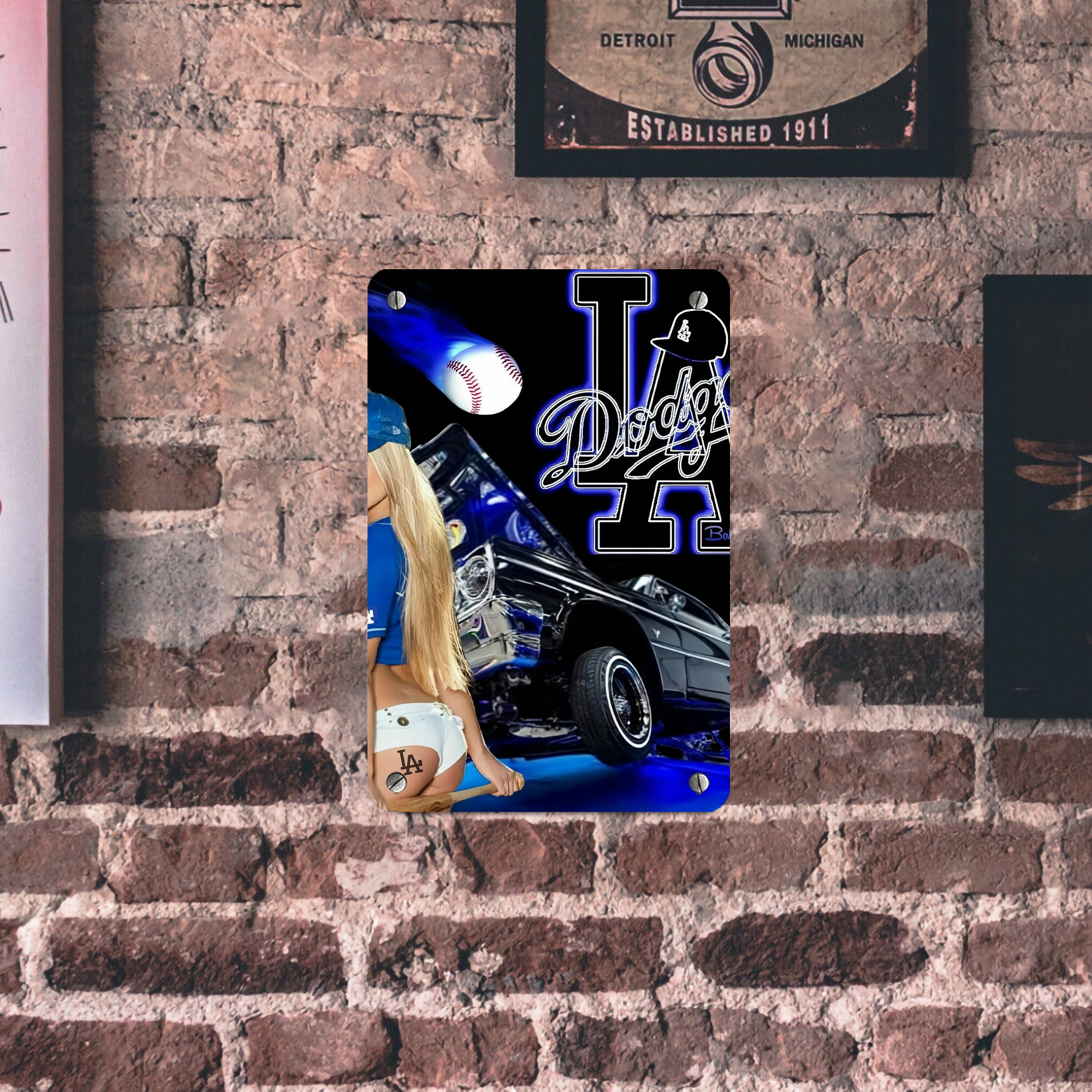  Metal Tin Sign 8x12inch - High-Quality Full-Print Decorative Wall Art, Durable Rust-Resistant Metal Plaque For Living Room, Bedroom, Kitchen, Office, Bar Décor