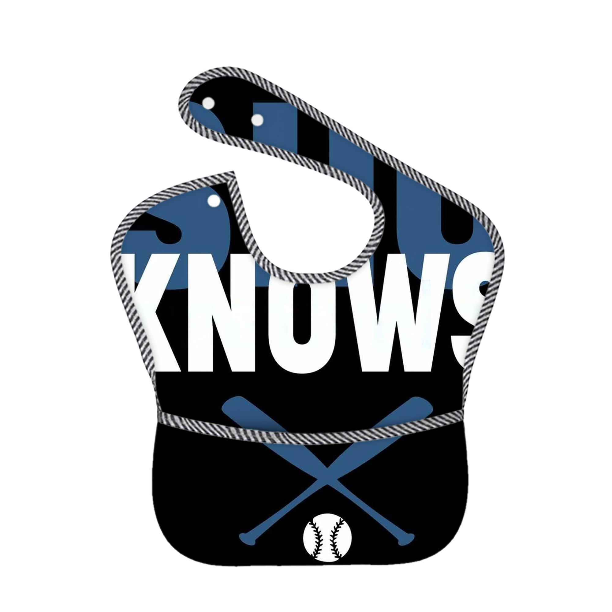  Adjustable Waterproof Toddler Bib – Full-Print Durable Polyester – Foldable Crumb Pocket – Easy Snap Closure – Soft