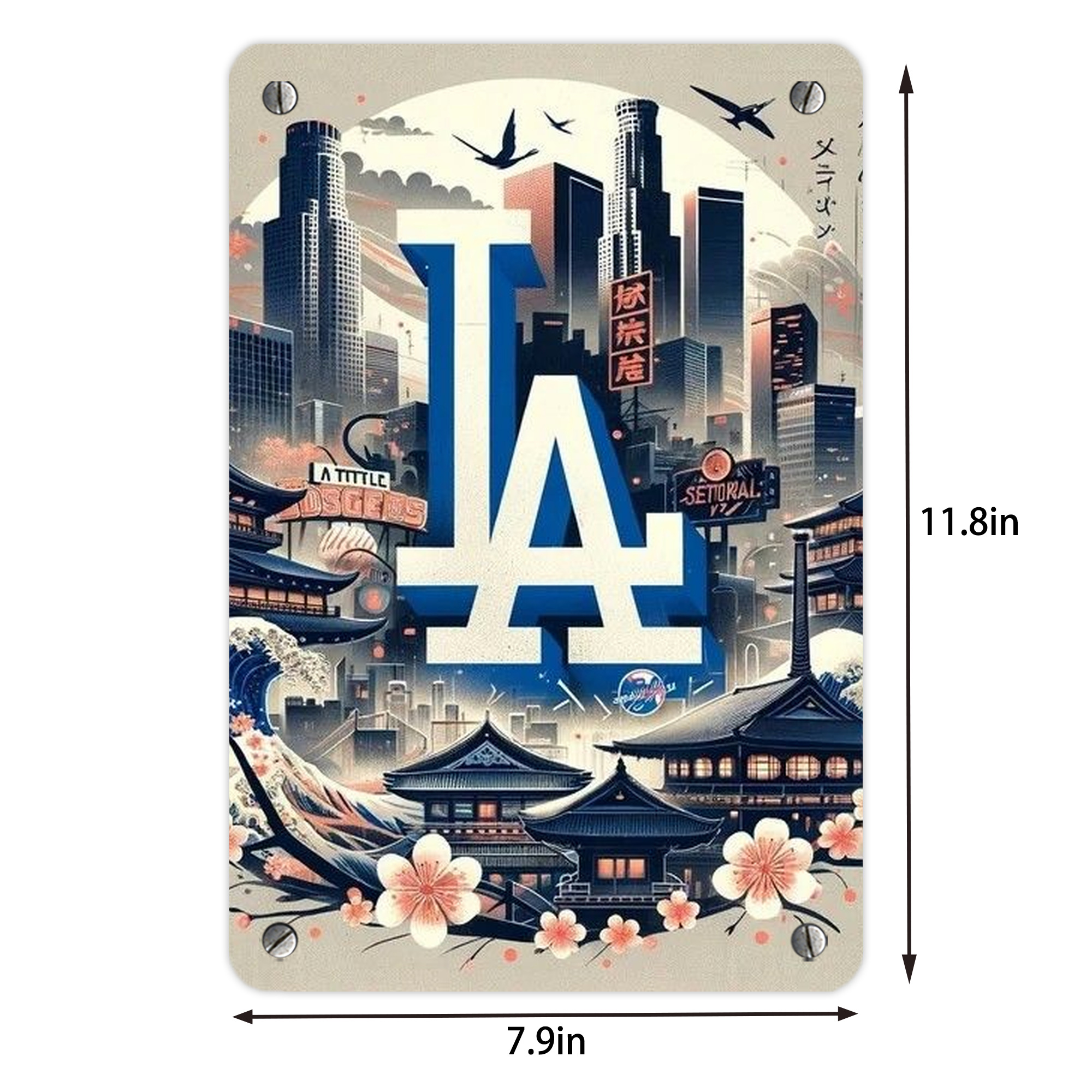  Metal Tin Sign 8x12inch - High-Quality Full-Print Decorative Wall Art, Durable Rust-Resistant Metal Plaque For Living Room, Bedroom, Kitchen, Office, Bar Décor