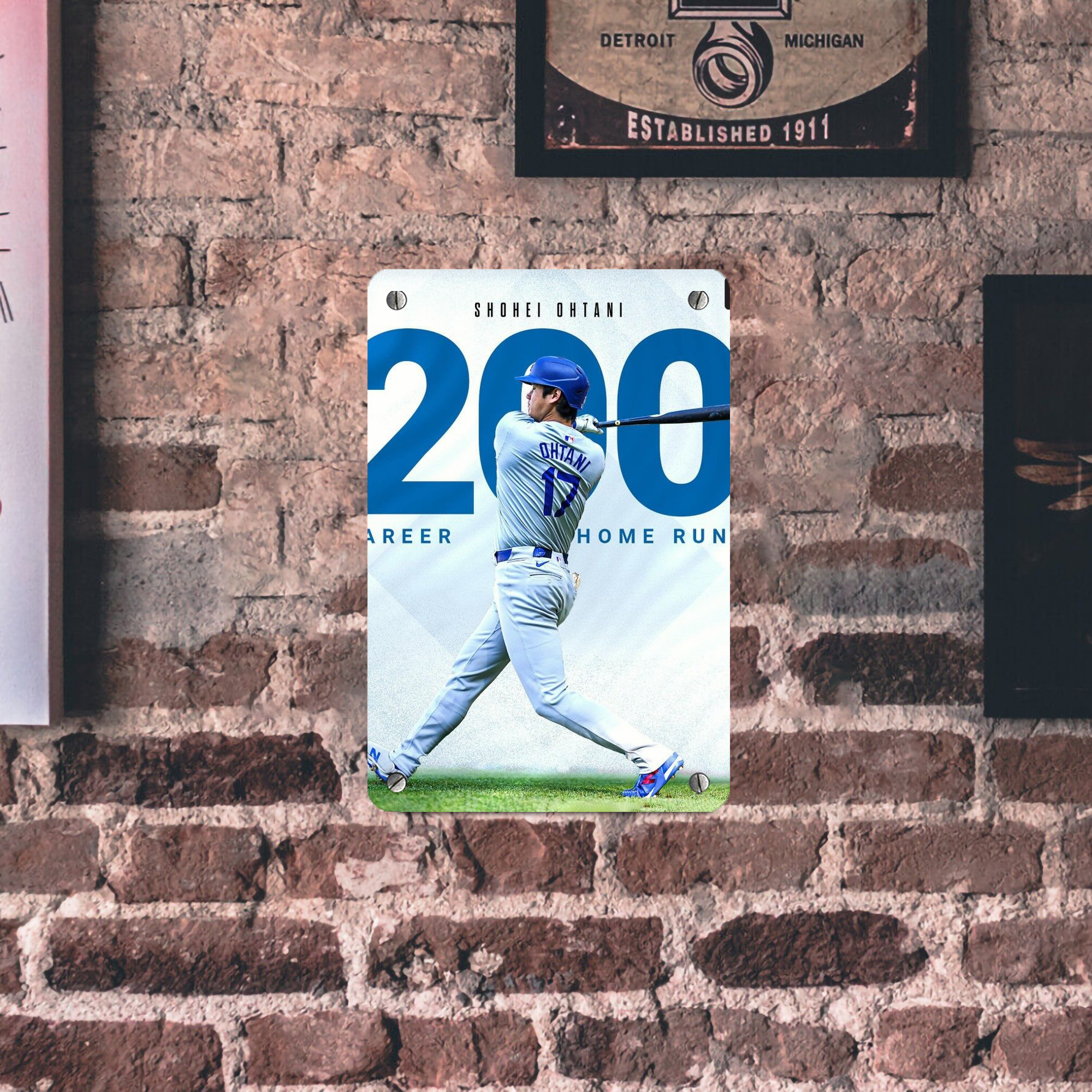  Metal Tin Sign 8x12inch - High-Quality Full-Print Decorative Wall Art, Durable Rust-Resistant Metal Plaque For Living Room, Bedroom, Kitchen, Office, Bar Décor