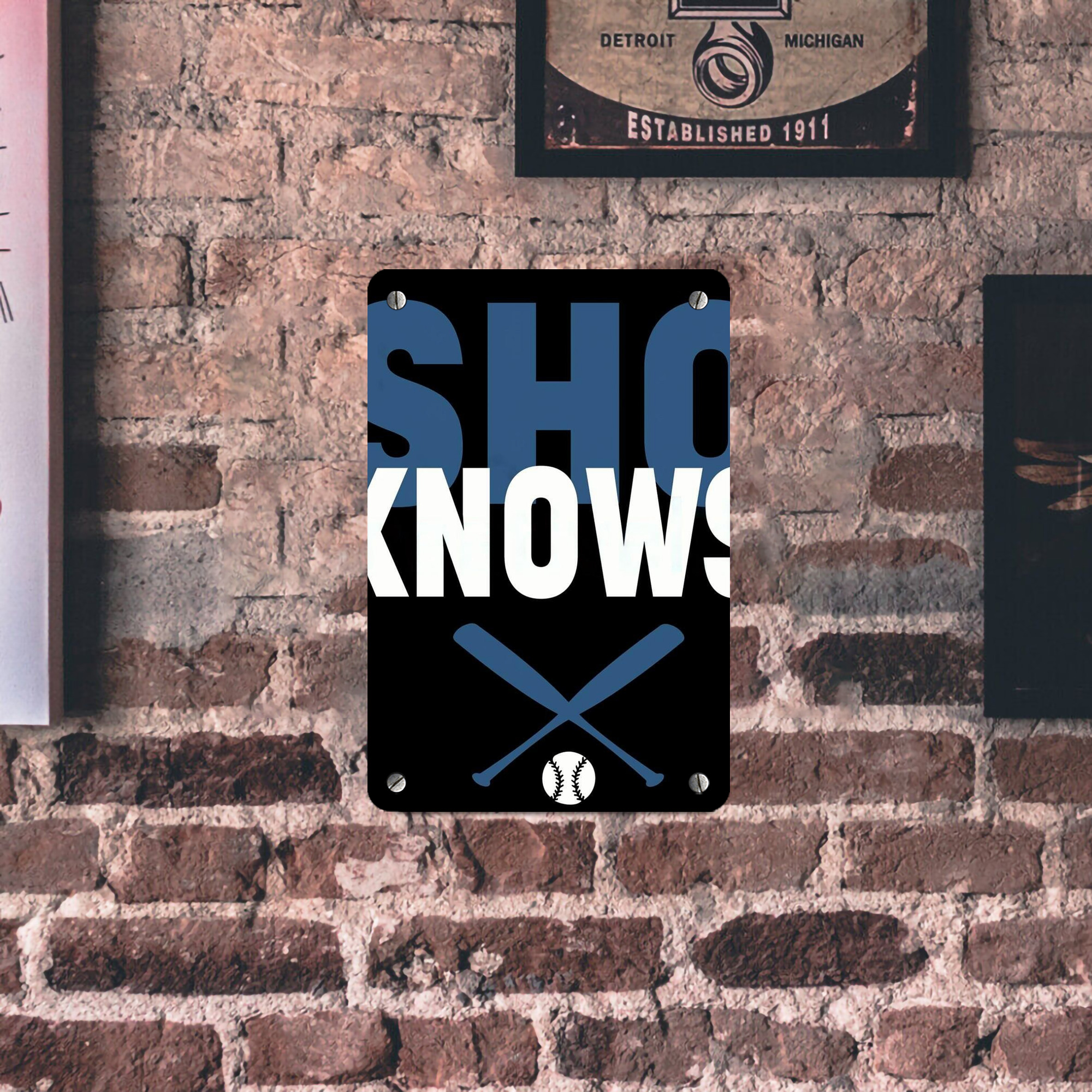  Metal Tin Sign 8x12inch - High-Quality Full-Print Decorative Wall Art, Durable Rust-Resistant Metal Plaque For Living Room, Bedroom, Kitchen, Office, Bar Décor