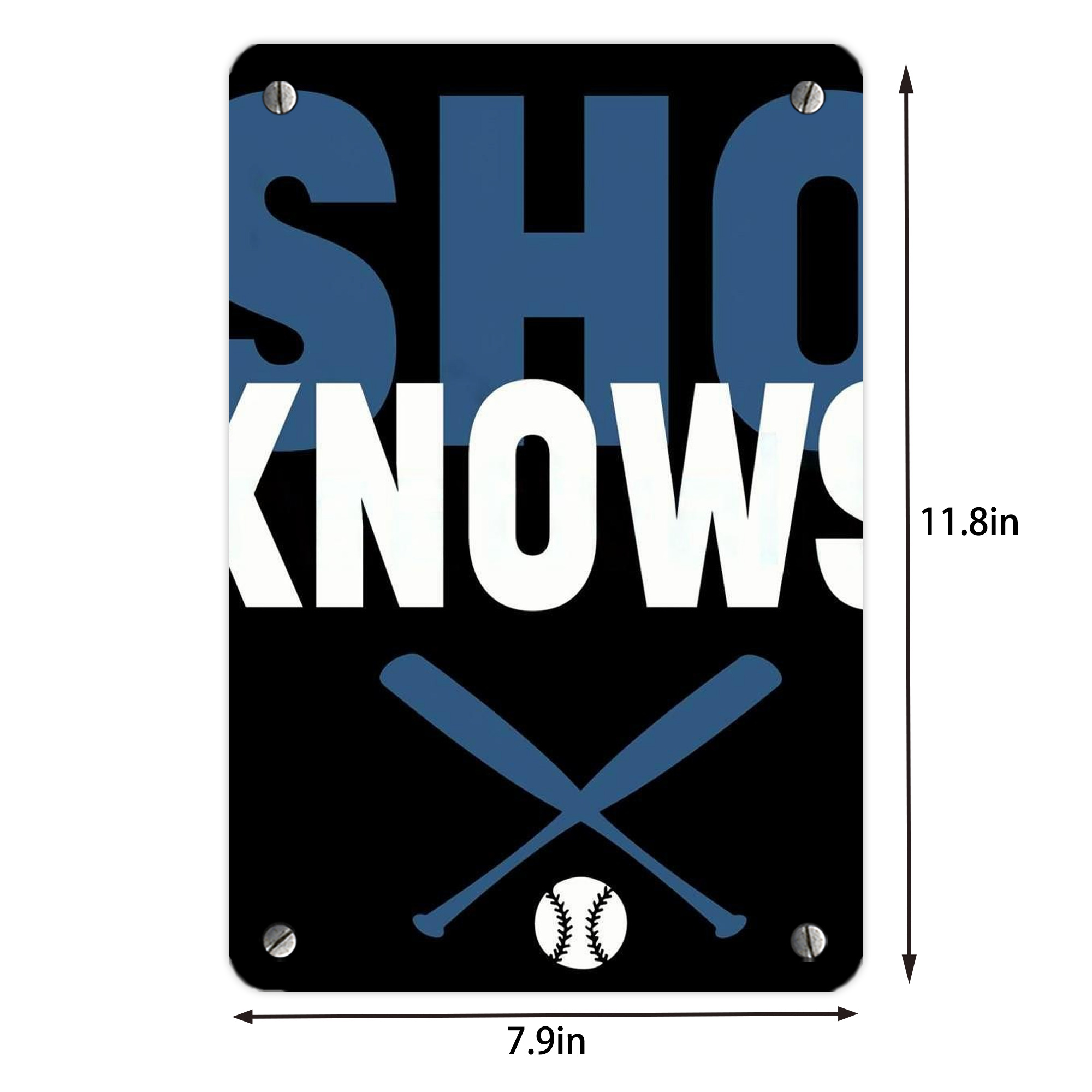  Metal Tin Sign 8x12inch - High-Quality Full-Print Decorative Wall Art, Durable Rust-Resistant Metal Plaque For Living Room, Bedroom, Kitchen, Office, Bar Décor