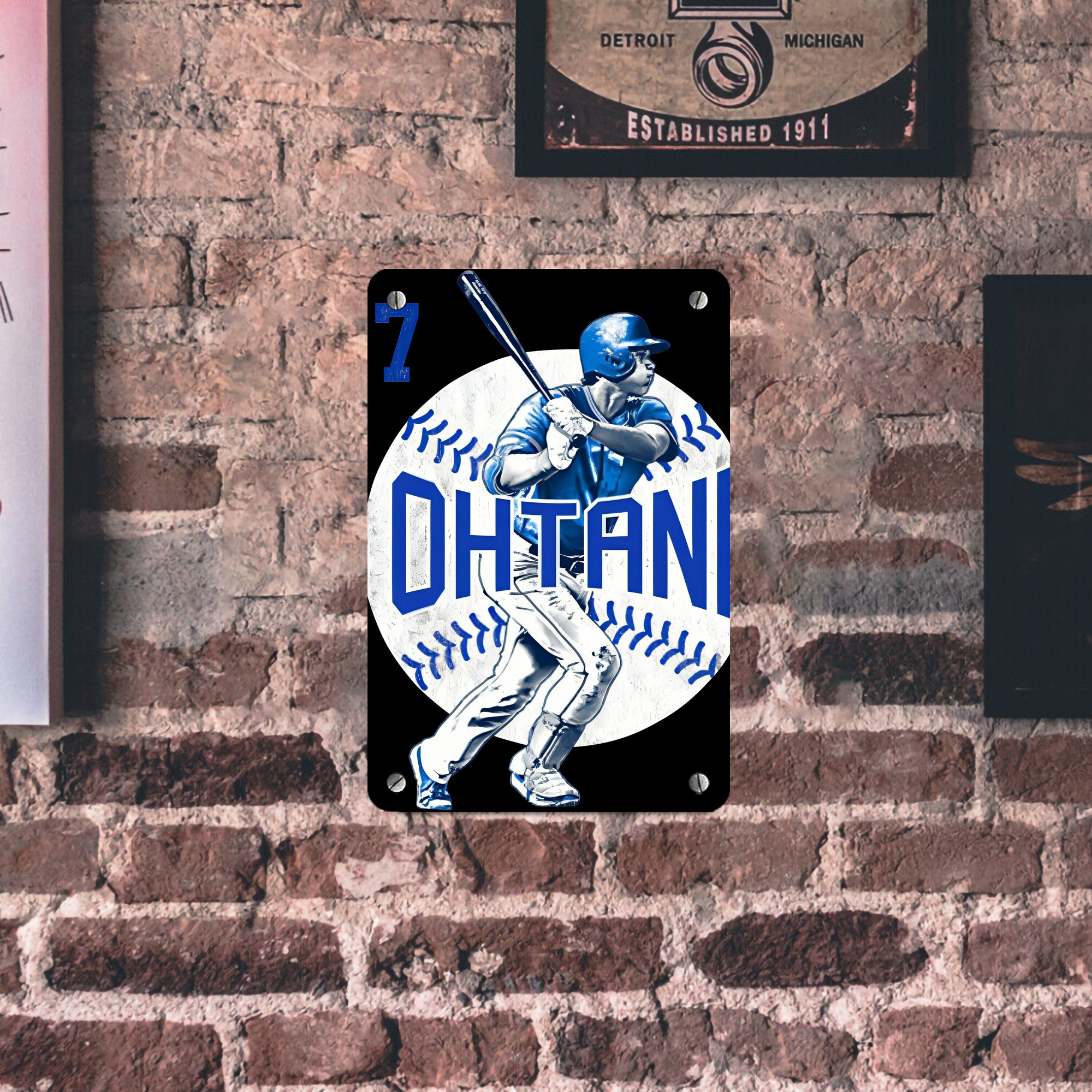  Metal Tin Sign 8x12inch - High-Quality Full-Print Decorative Wall Art, Durable Rust-Resistant Metal Plaque For Living Room, Bedroom, Kitchen, Office, Bar Décor