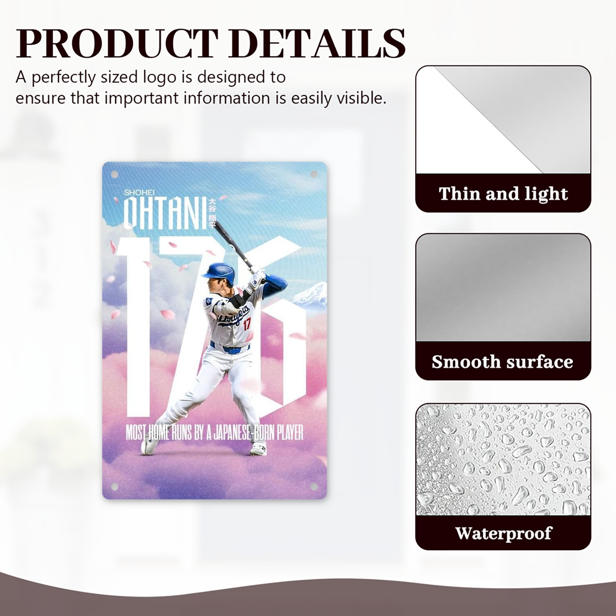  8x12inch Vertical Aluminum Sign - Durable Fade-Resistant Indoor/Outdoor Safety & Information Plaque For Office, Hotel, Restaurant, Bar, Public Spaces