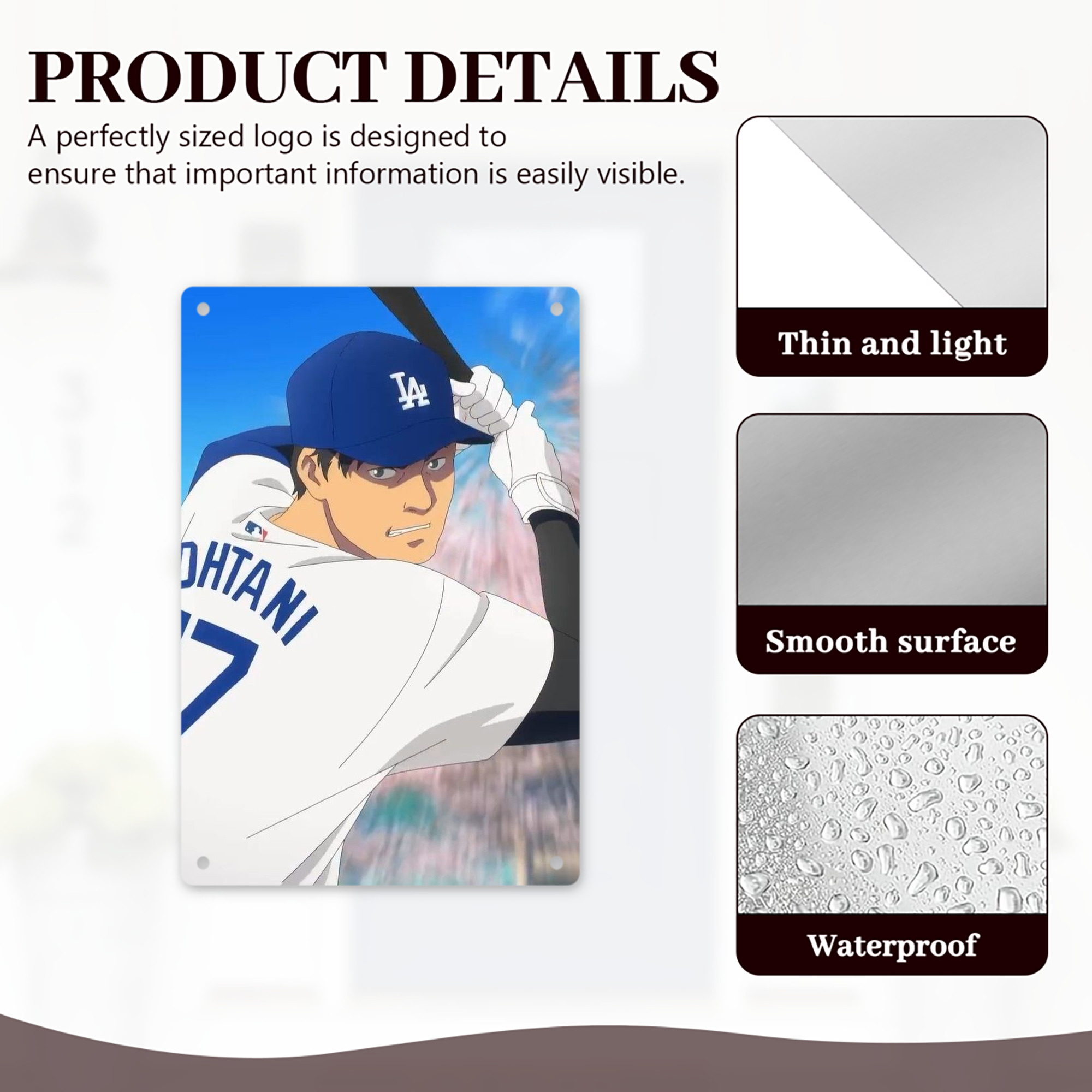  8x12inch Vertical Aluminum Sign - Durable Fade-Resistant Indoor/Outdoor Safety & Information Plaque For Office, Hotel, Restaurant, Bar, Public Spaces