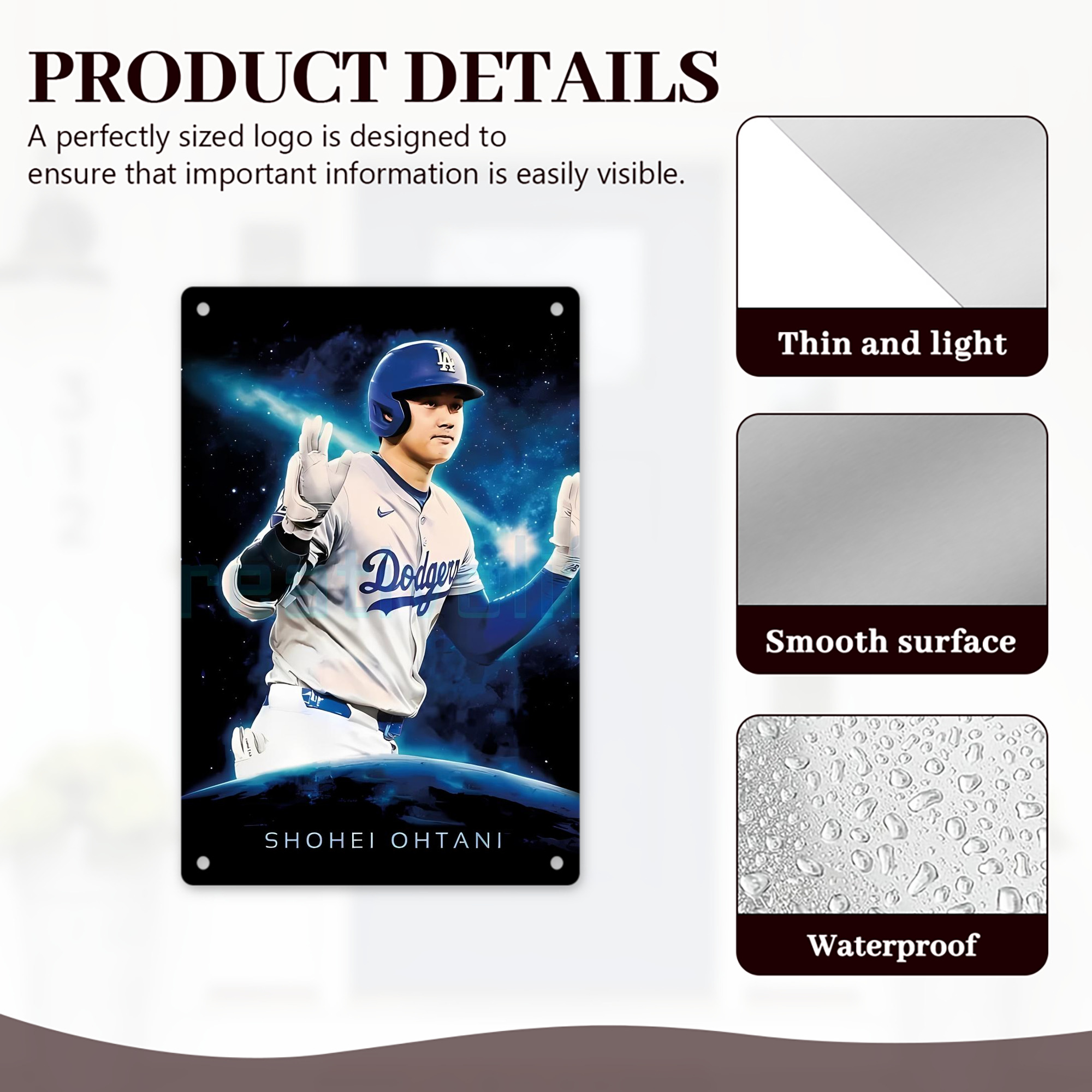  8x12inch Vertical Aluminum Sign - Durable Fade-Resistant Indoor/Outdoor Safety & Information Plaque For Office, Hotel, Restaurant, Bar, Public Spaces