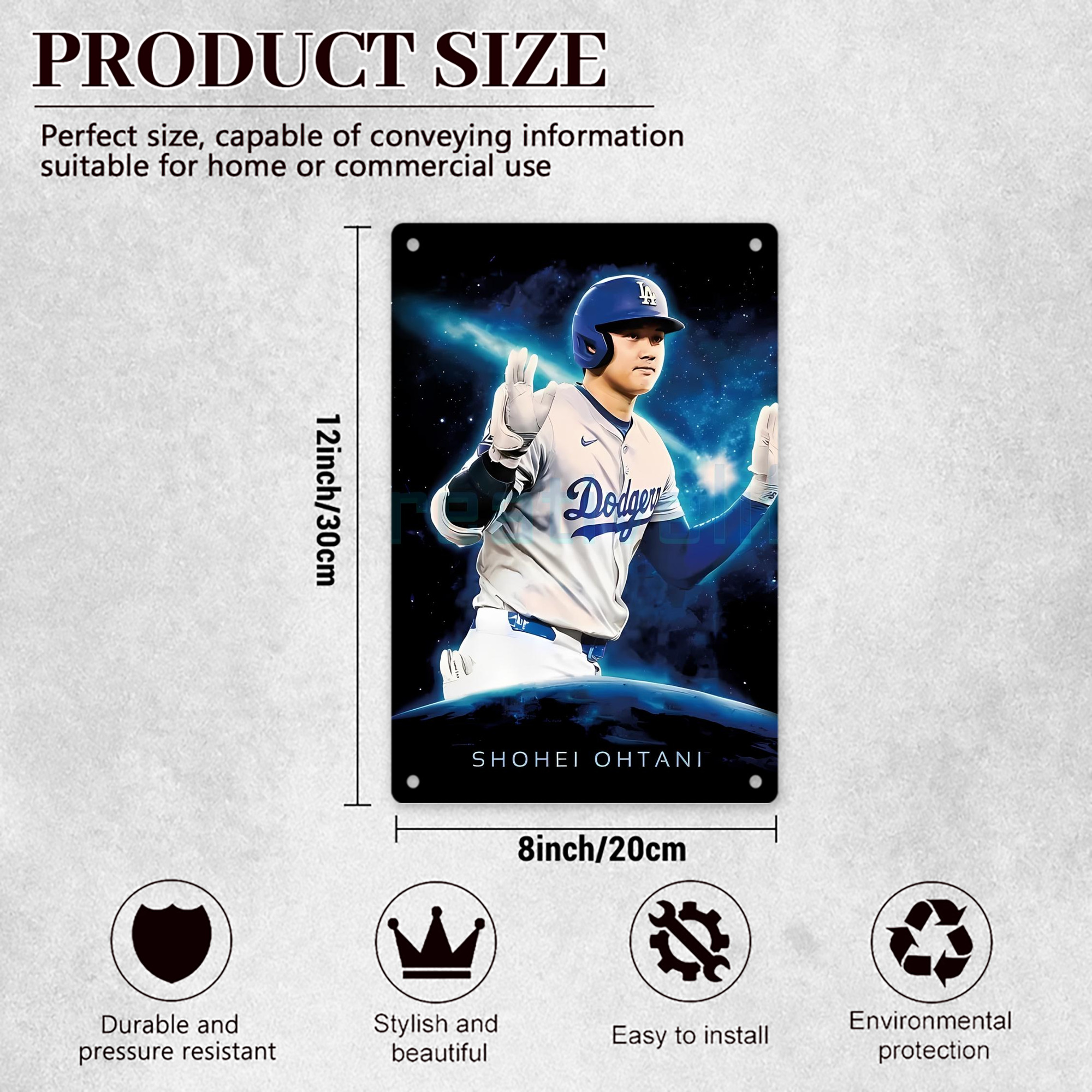  8x12inch Vertical Aluminum Sign - Durable Fade-Resistant Indoor/Outdoor Safety & Information Plaque For Office, Hotel, Restaurant, Bar, Public Spaces