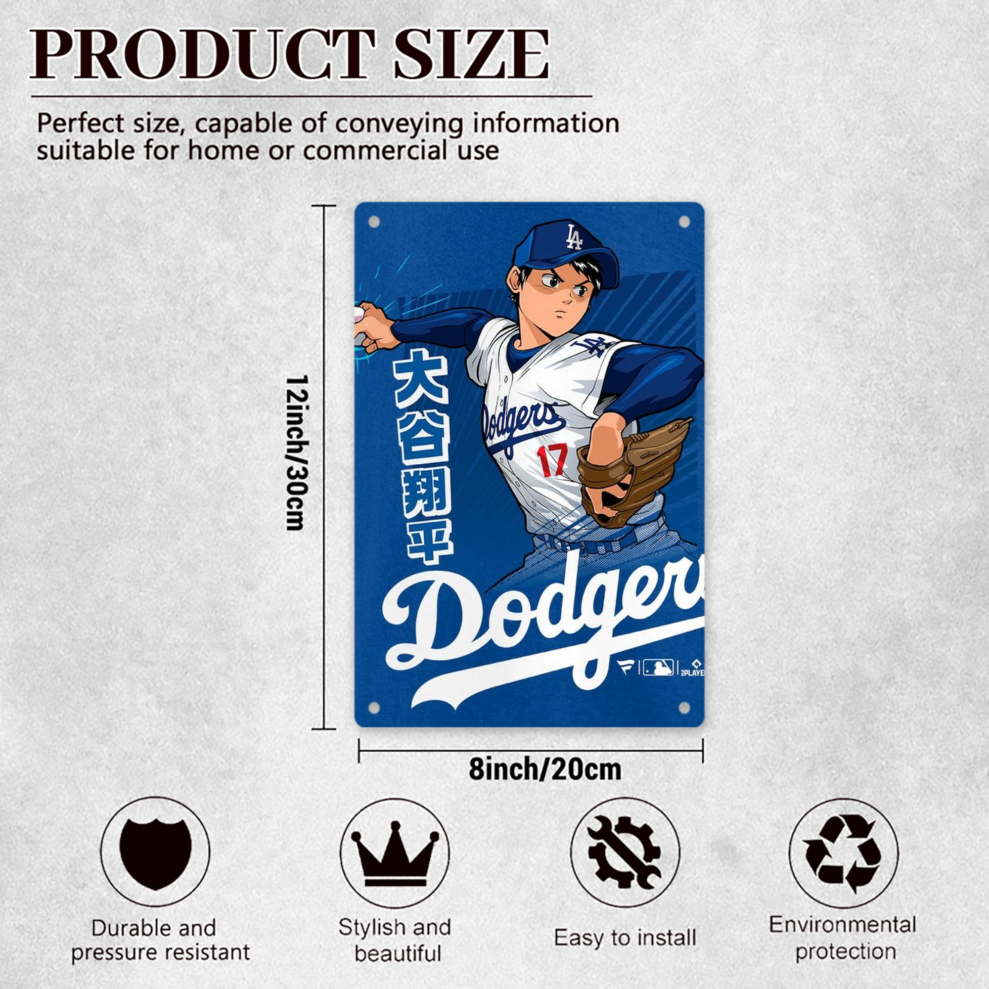  8x12inch Vertical Aluminum Sign - Durable Fade-Resistant Indoor/Outdoor Safety & Information Plaque For Office, Hotel, Restaurant, Bar, Public Spaces