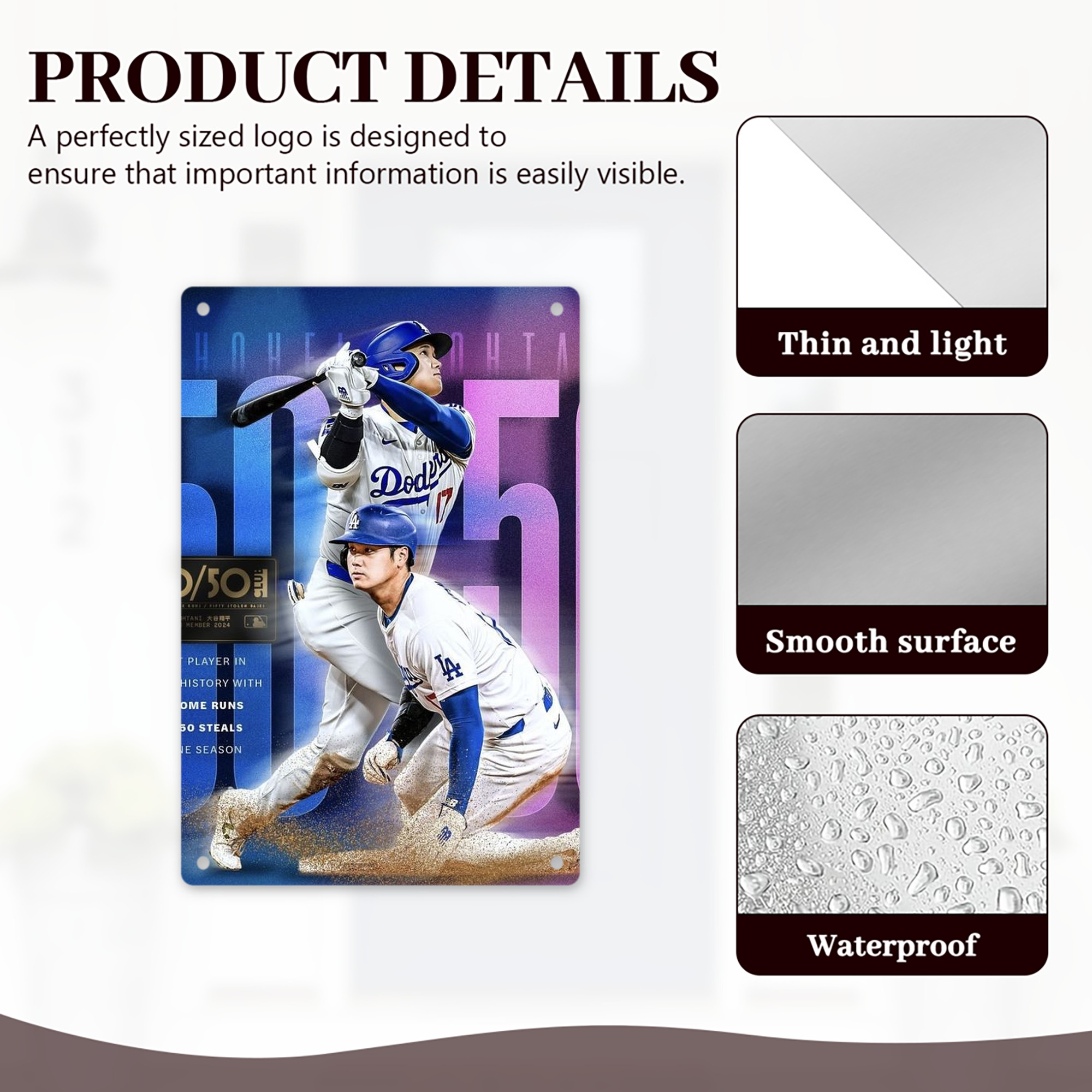  8x12inch Vertical Aluminum Sign - Durable Fade-Resistant Indoor/Outdoor Safety & Information Plaque For Office, Hotel, Restaurant, Bar, Public Spaces