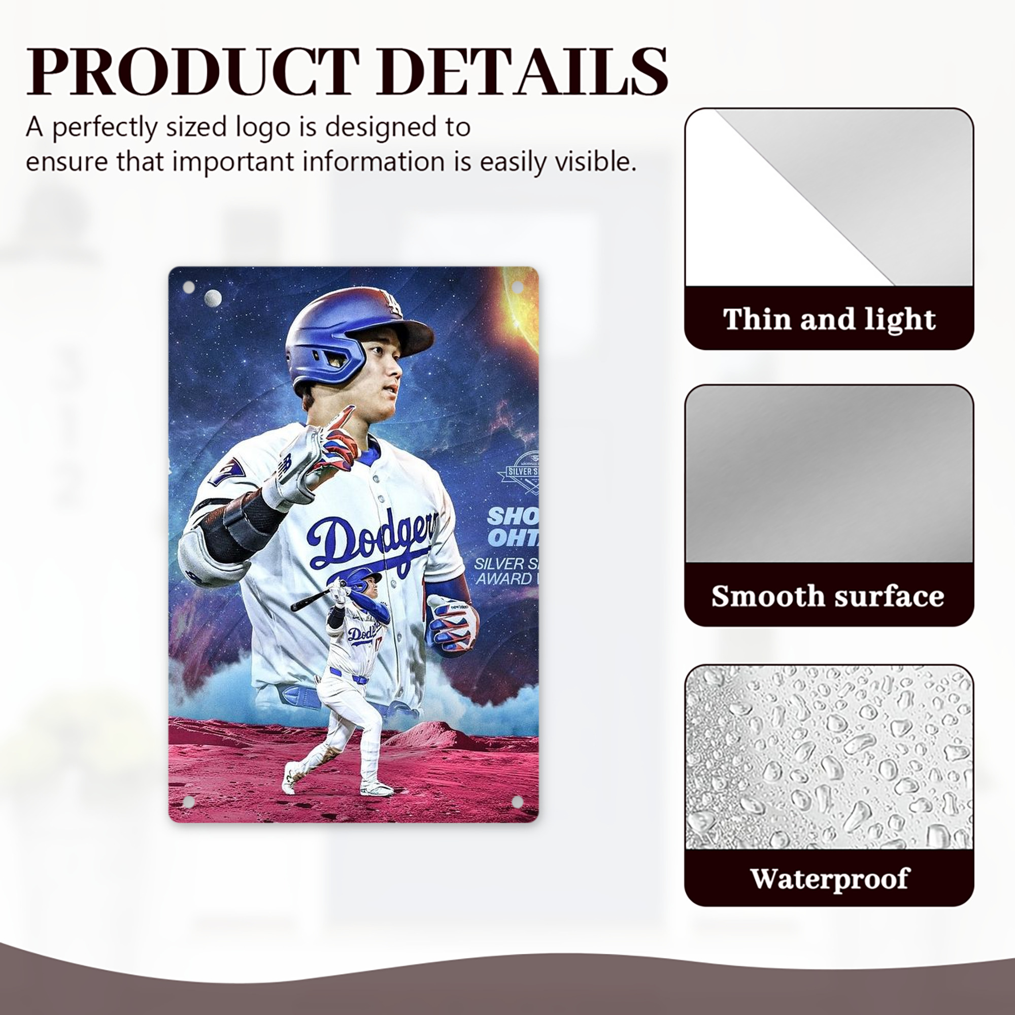  8x12inch Vertical Aluminum Sign - Durable Fade-Resistant Indoor/Outdoor Safety & Information Plaque For Office, Hotel, Restaurant, Bar, Public Spaces