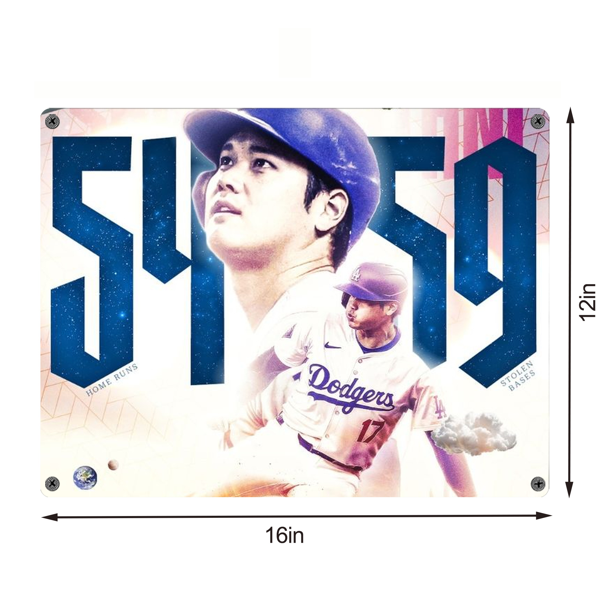  Vintage Metal Tin Sign 16x12 – Full-Print Iron Wall Decor – Durable, Fade-Resistant – Easy To Hang – Ideal For Home, Bar, Kitchen & Office Decor