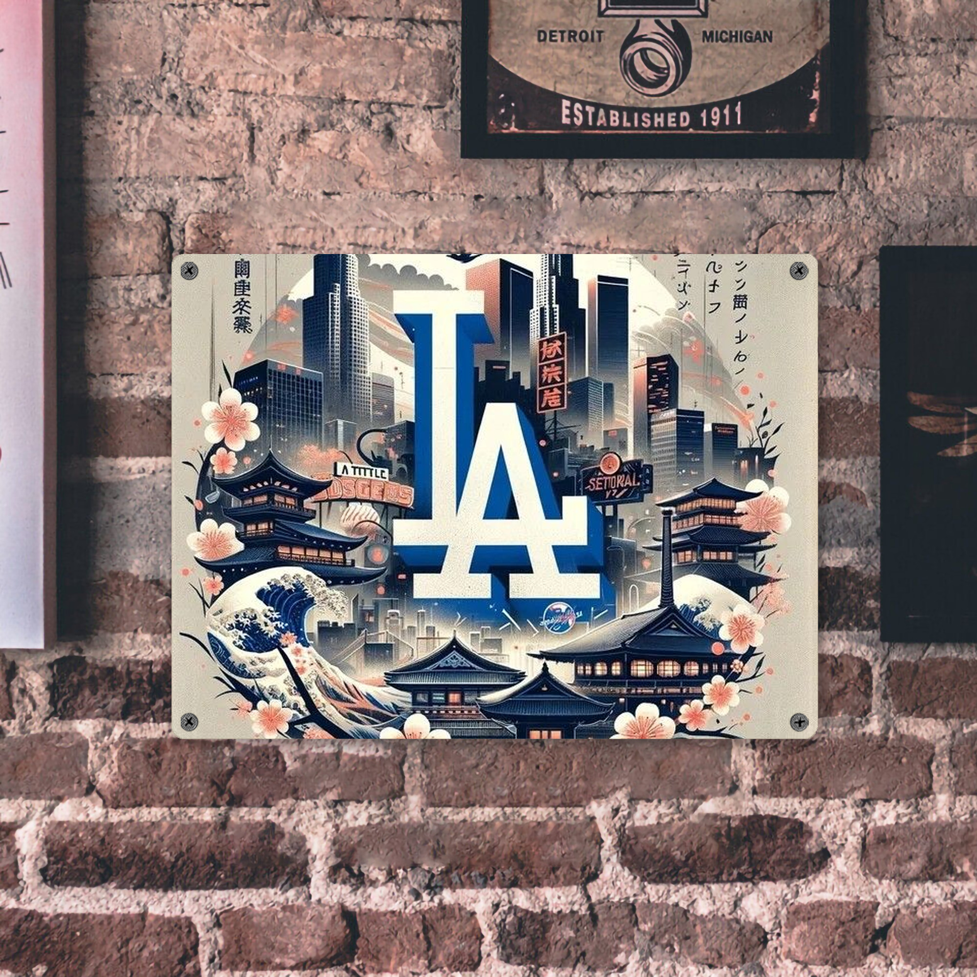  Vintage Metal Tin Sign 16x12 – Full-Print Iron Wall Decor – Durable, Fade-Resistant – Easy To Hang – Ideal For Home, Bar, Kitchen & Office Decor