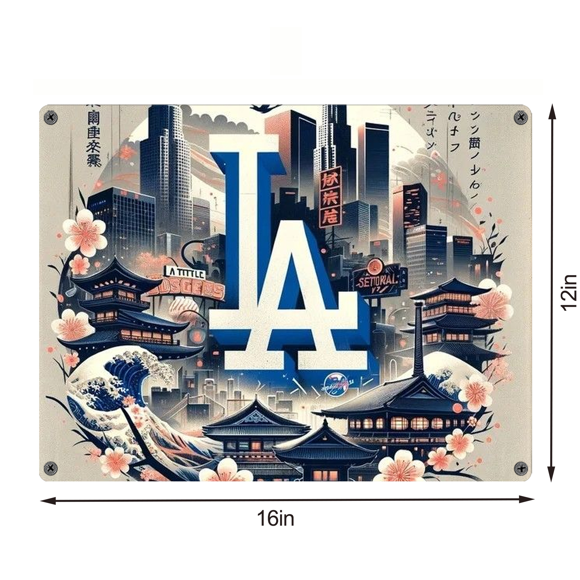  Vintage Metal Tin Sign 16x12 – Full-Print Iron Wall Decor – Durable, Fade-Resistant – Easy To Hang – Ideal For Home, Bar, Kitchen & Office Decor