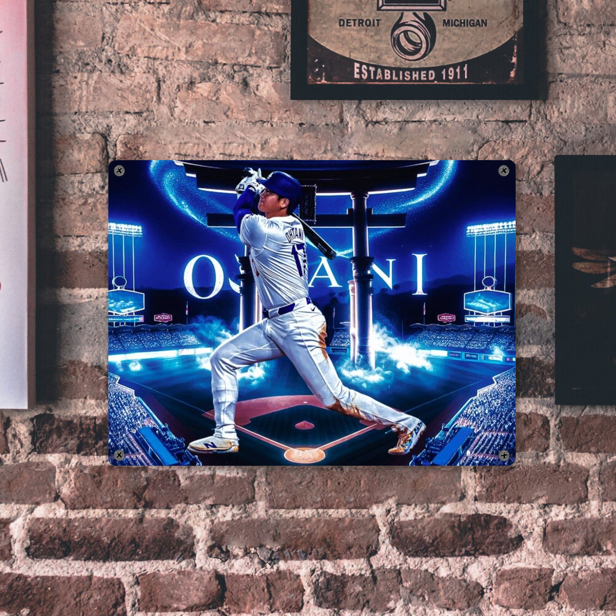  Vintage Metal Tin Sign 16x12 – Full-Print Iron Wall Decor – Durable, Fade-Resistant – Easy To Hang – Ideal For Home, Bar, Kitchen & Office Decor