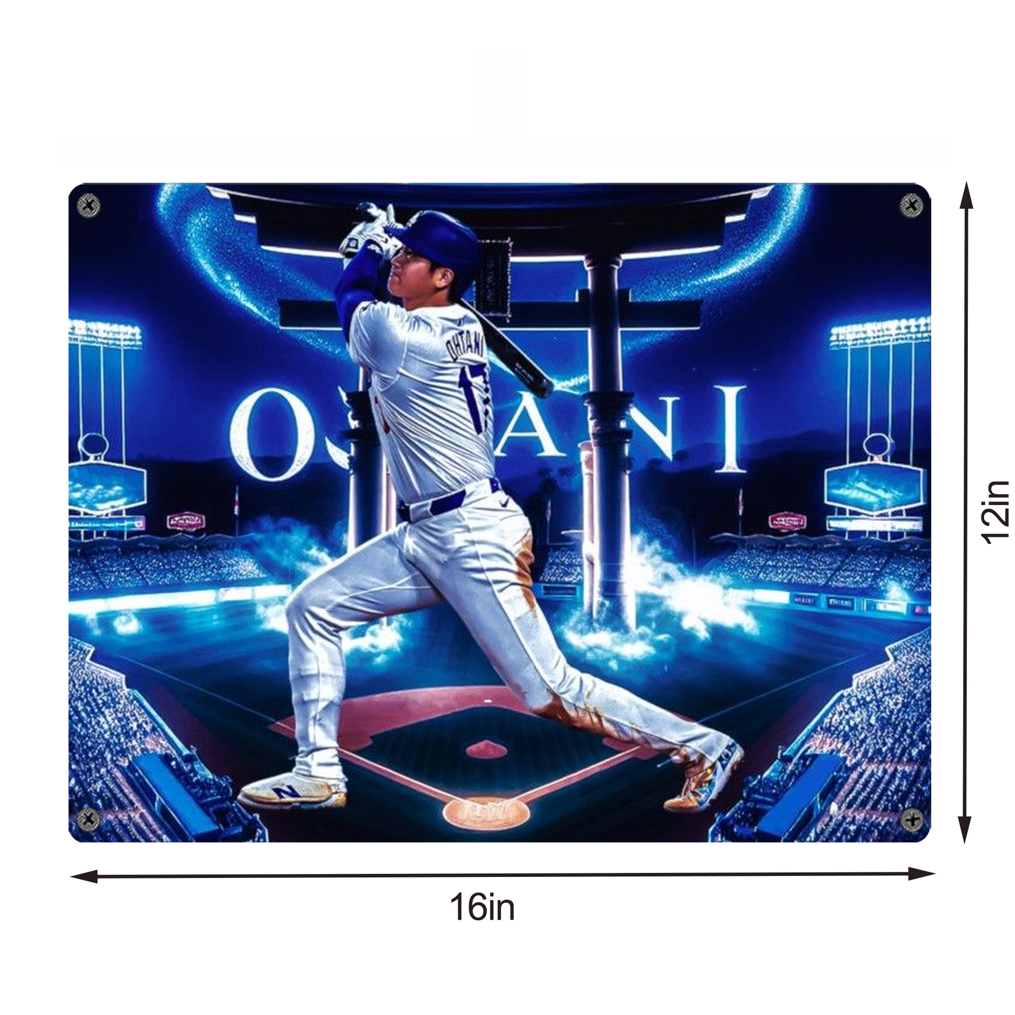  Vintage Metal Tin Sign 16x12 – Full-Print Iron Wall Decor – Durable, Fade-Resistant – Easy To Hang – Ideal For Home, Bar, Kitchen & Office Decor