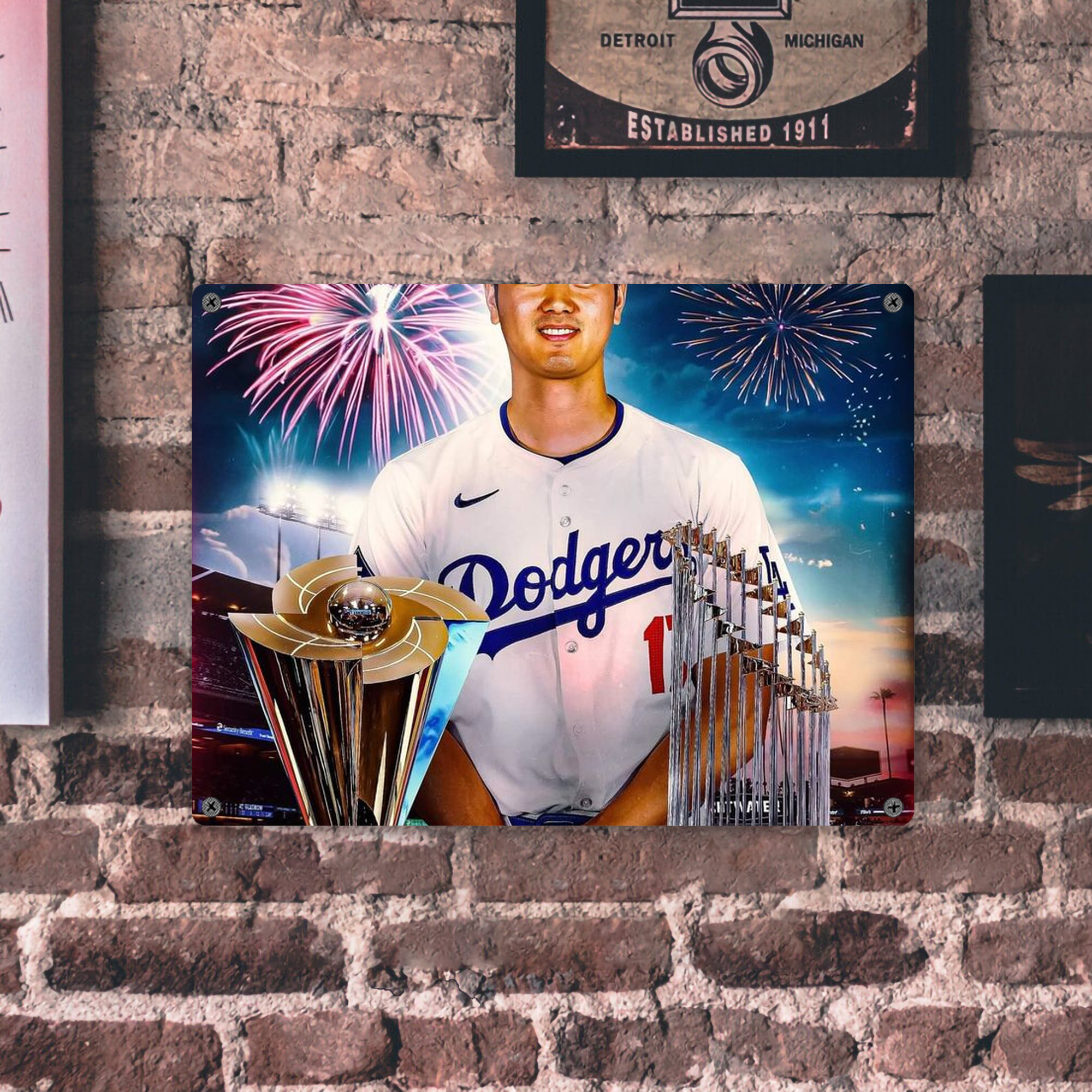  Vintage Metal Tin Sign 16x12 – Full-Print Iron Wall Decor – Durable, Fade-Resistant – Easy To Hang – Ideal For Home, Bar, Kitchen & Office Decor