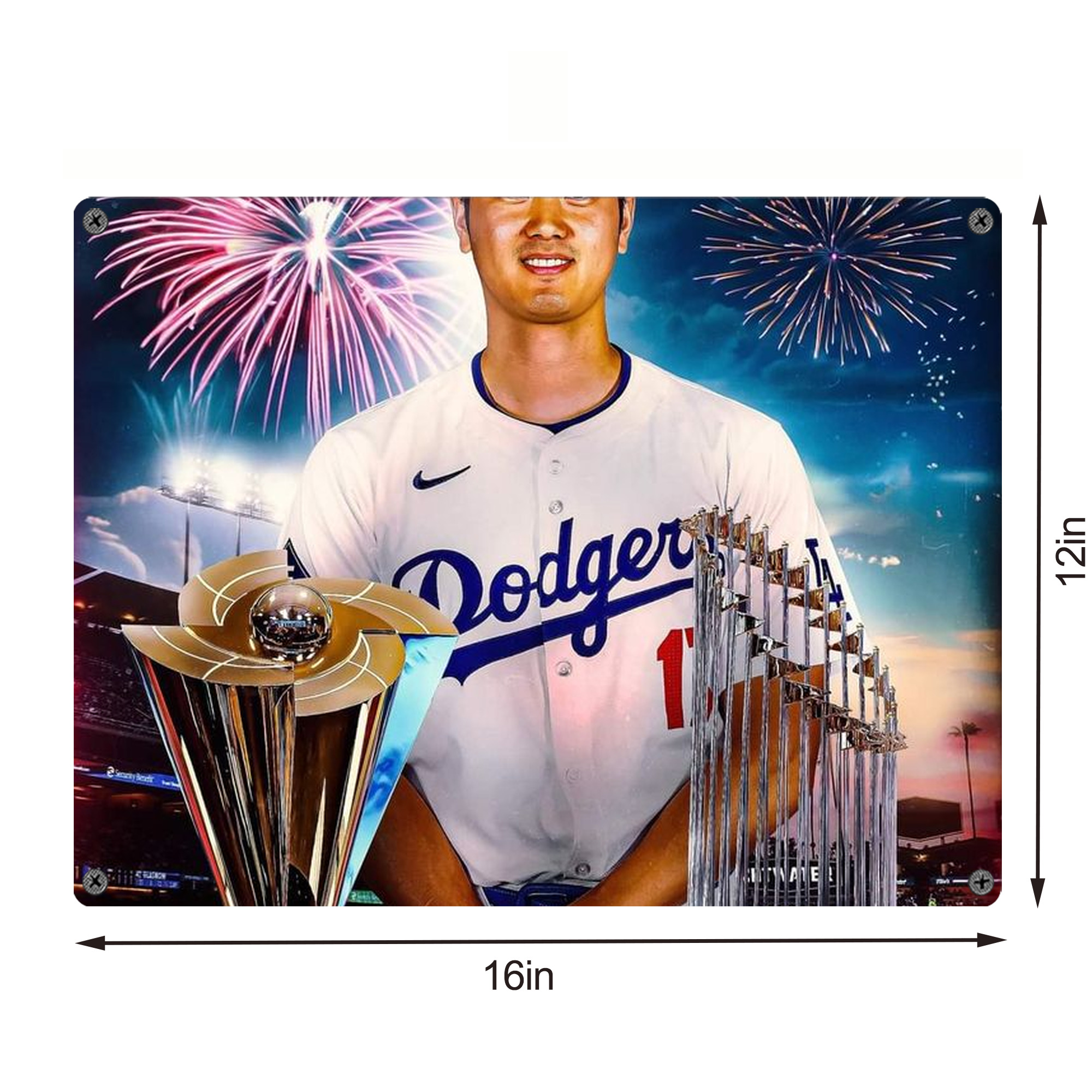  Vintage Metal Tin Sign 16x12 – Full-Print Iron Wall Decor – Durable, Fade-Resistant – Easy To Hang – Ideal For Home, Bar, Kitchen & Office Decor