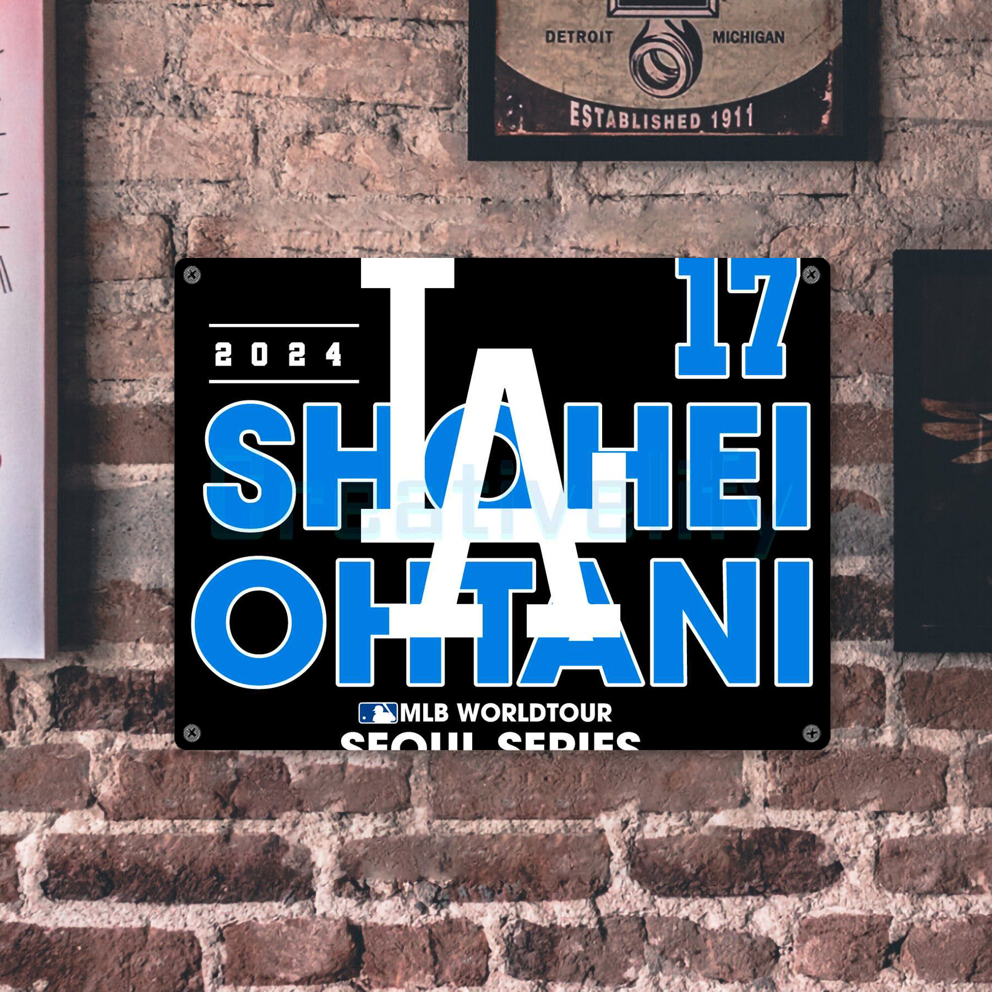  Vintage Metal Tin Sign 16x12 – Full-Print Iron Wall Decor – Durable, Fade-Resistant – Easy To Hang – Ideal For Home, Bar, Kitchen & Office Decor