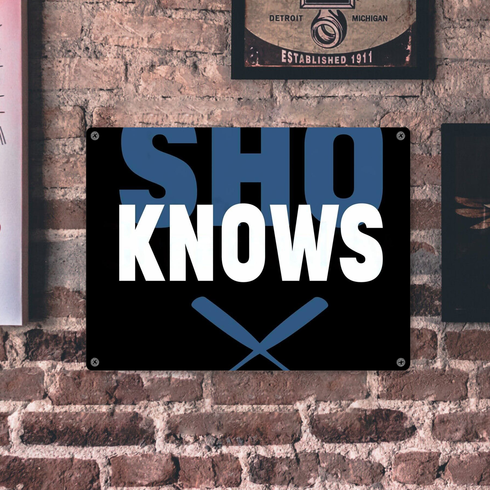  Vintage Metal Tin Sign 16x12 – Full-Print Iron Wall Decor – Durable, Fade-Resistant – Easy To Hang – Ideal For Home, Bar, Kitchen & Office Decor