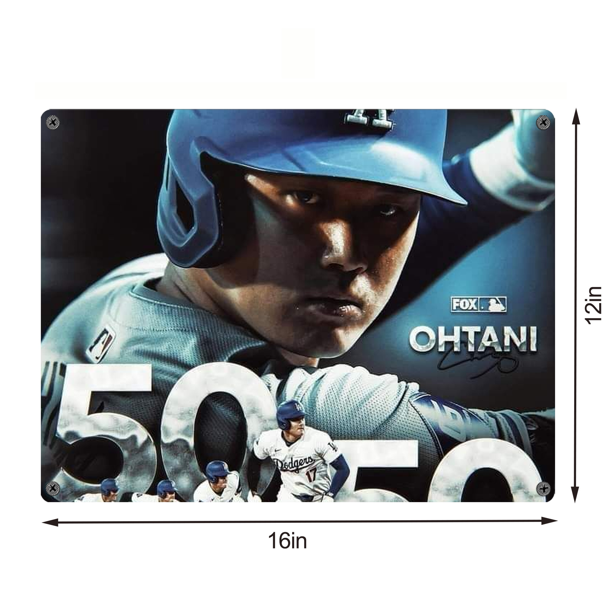  Vintage Metal Tin Sign 16x12 – Full-Print Iron Wall Decor – Durable, Fade-Resistant – Easy To Hang – Ideal For Home, Bar, Kitchen & Office Decor