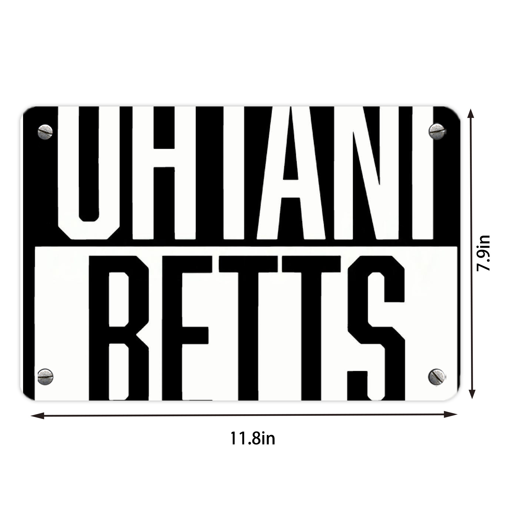  Metal Tin Sign 12x8inch - Premium Full-Print Decorative Wall Art, Durable Rust-Resistant Metal Plaque For Living Room, Bedroom, Kitchen, Office, Bar Décor