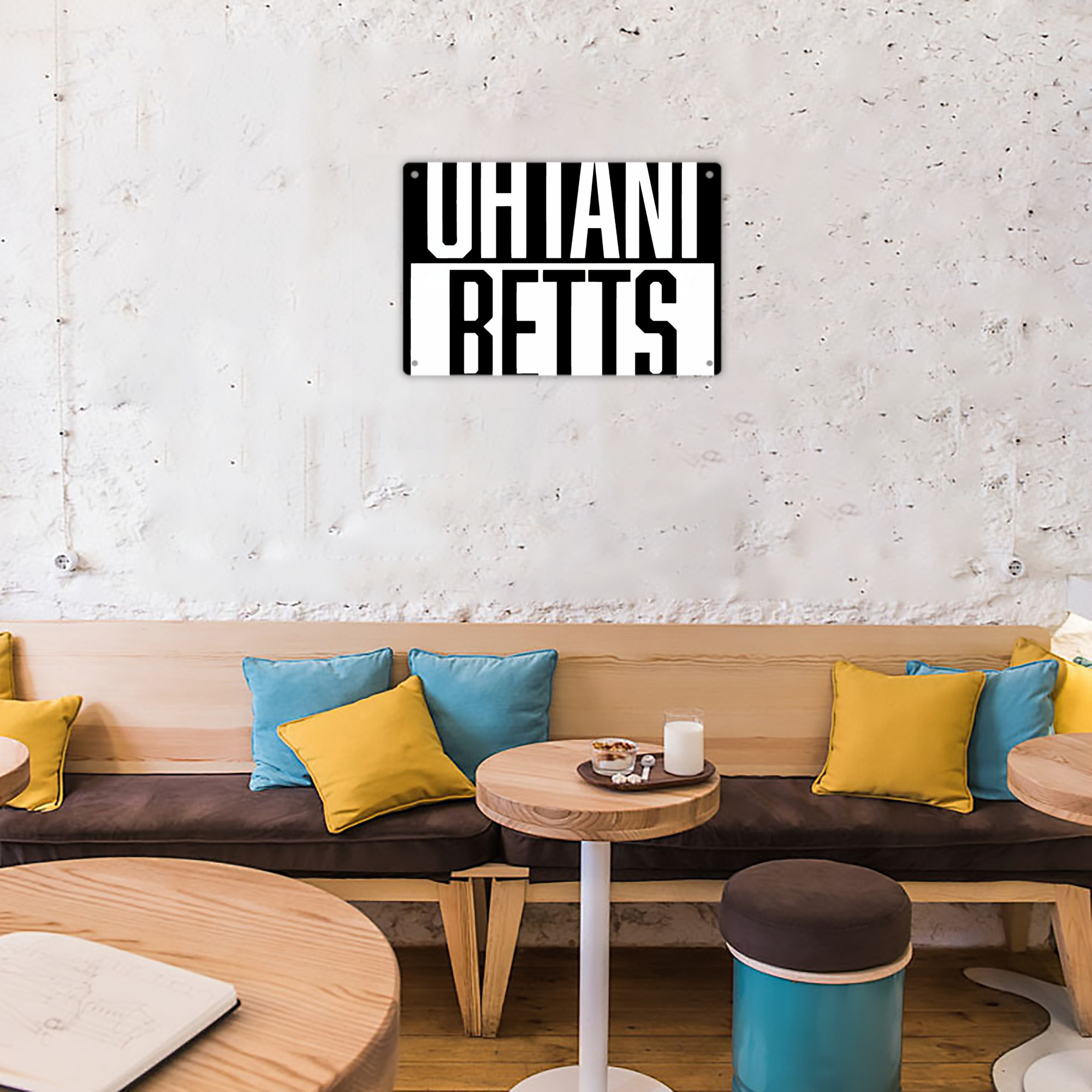  Decorative Aluminum Plaque – Horizontal Design – Durable, Stylish, Easy To Install – Ideal For Home, Office, Bar, And More