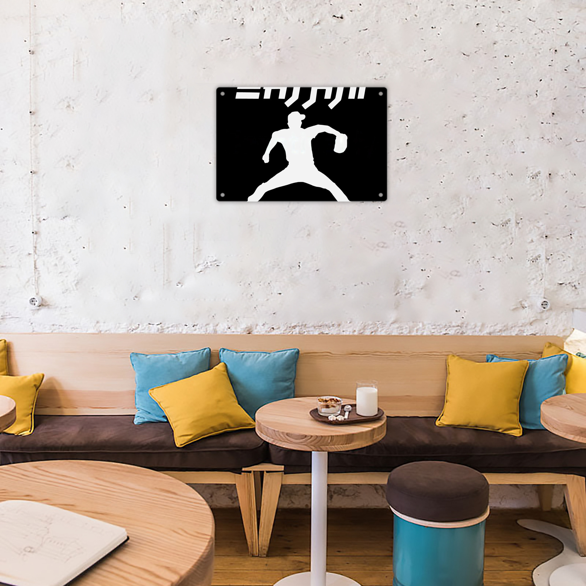  Decorative Aluminum Plaque – Horizontal Design – Durable, Stylish, Easy To Install – Ideal For Home, Office, Bar, And More