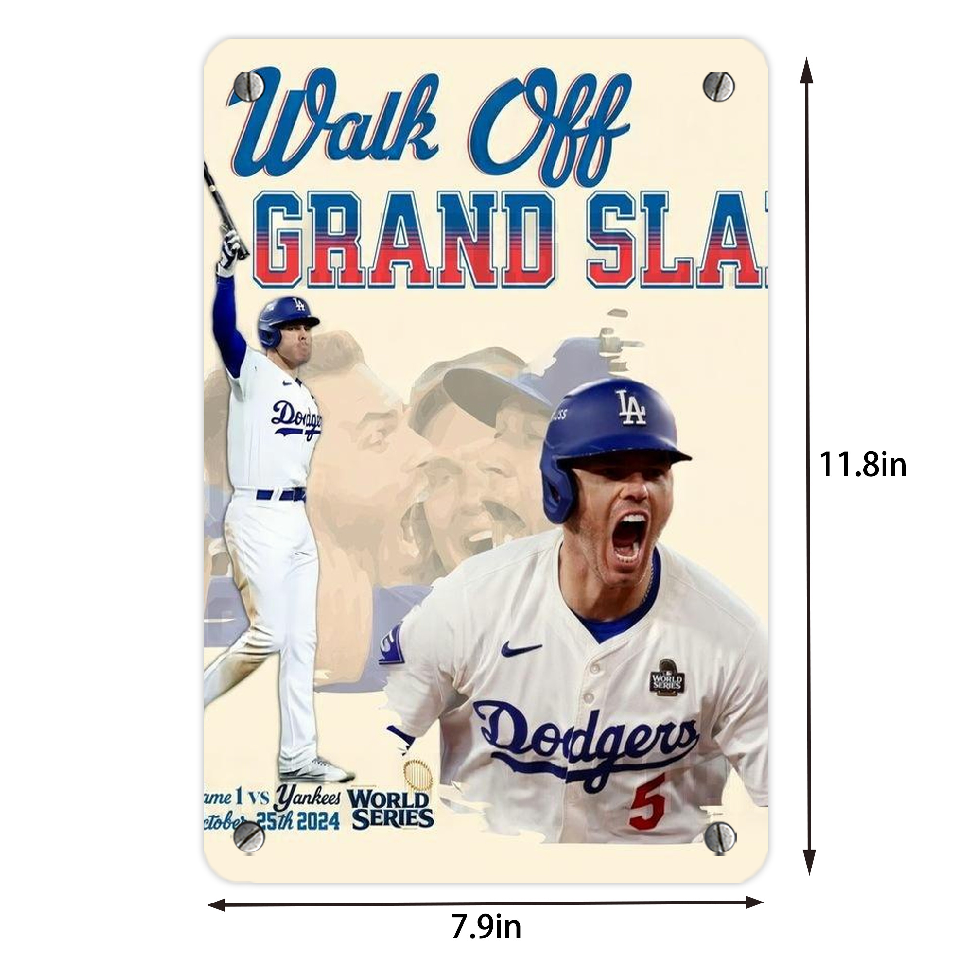  Metal Tin Sign 8x12inch - High-Quality Full-Print Decorative Wall Art, Durable Rust-Resistant Metal Plaque For Living Room, Bedroom, Kitchen, Office, Bar Décor