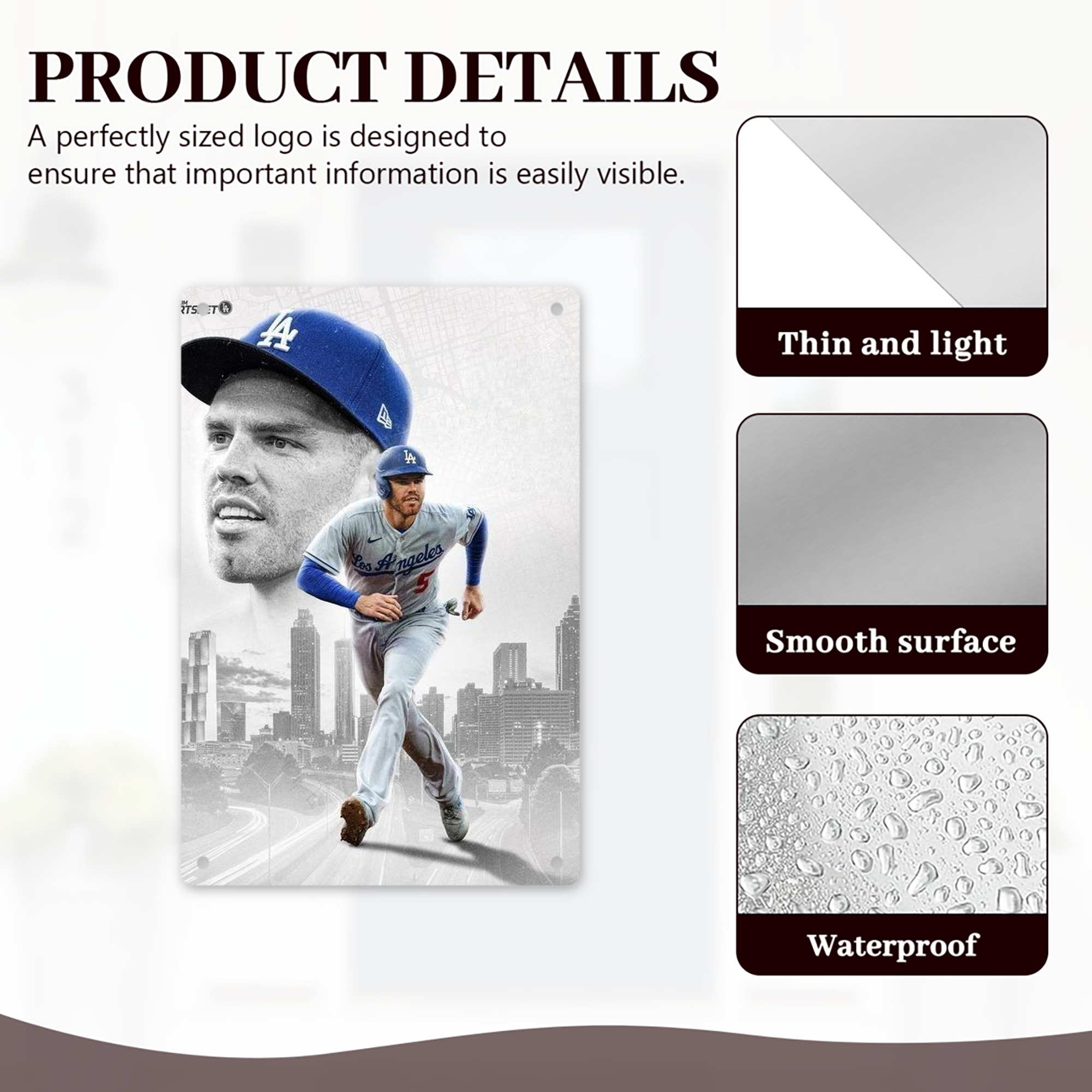  8x12inch Vertical Aluminum Sign - Durable Fade-Resistant Indoor/Outdoor Safety & Information Plaque For Office, Hotel, Restaurant, Bar, Public Spaces