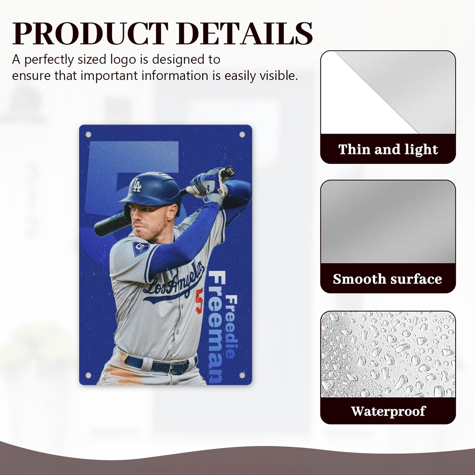  8x12inch Vertical Aluminum Sign - Durable Fade-Resistant Indoor/Outdoor Safety & Information Plaque For Office, Hotel, Restaurant, Bar, Public Spaces