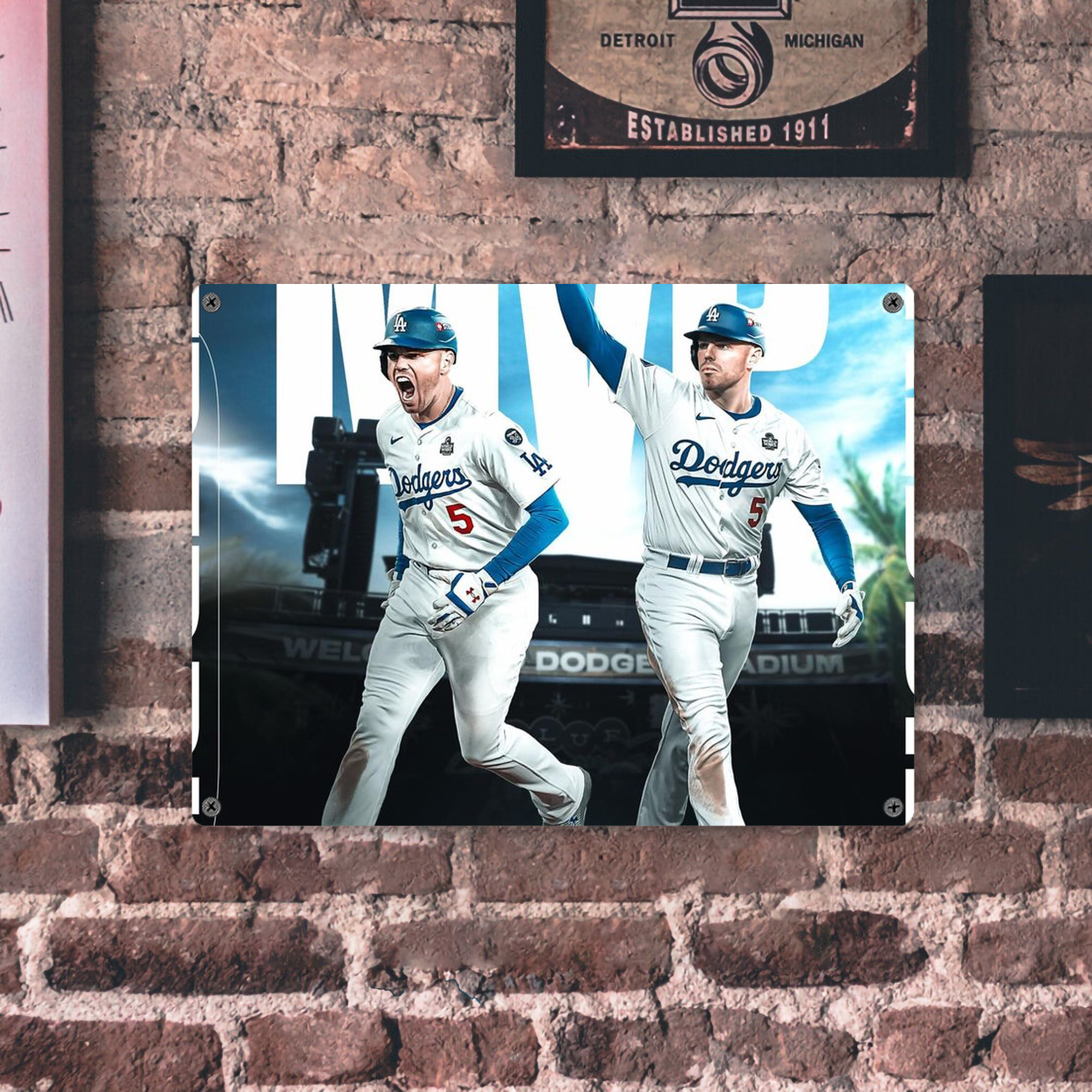  Vintage Metal Tin Sign 16x12 – Full-Print Iron Wall Decor – Durable, Fade-Resistant – Easy To Hang – Ideal For Home, Bar, Kitchen & Office Decor