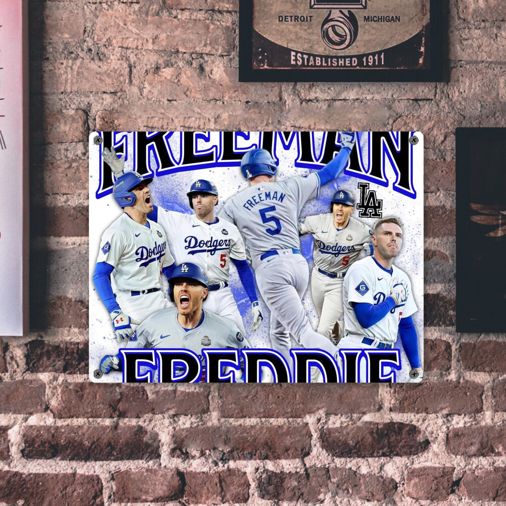  Vintage Metal Tin Sign 16x12 – Full-Print Iron Wall Decor – Durable, Fade-Resistant – Easy To Hang – Ideal For Home, Bar, Kitchen & Office Decor