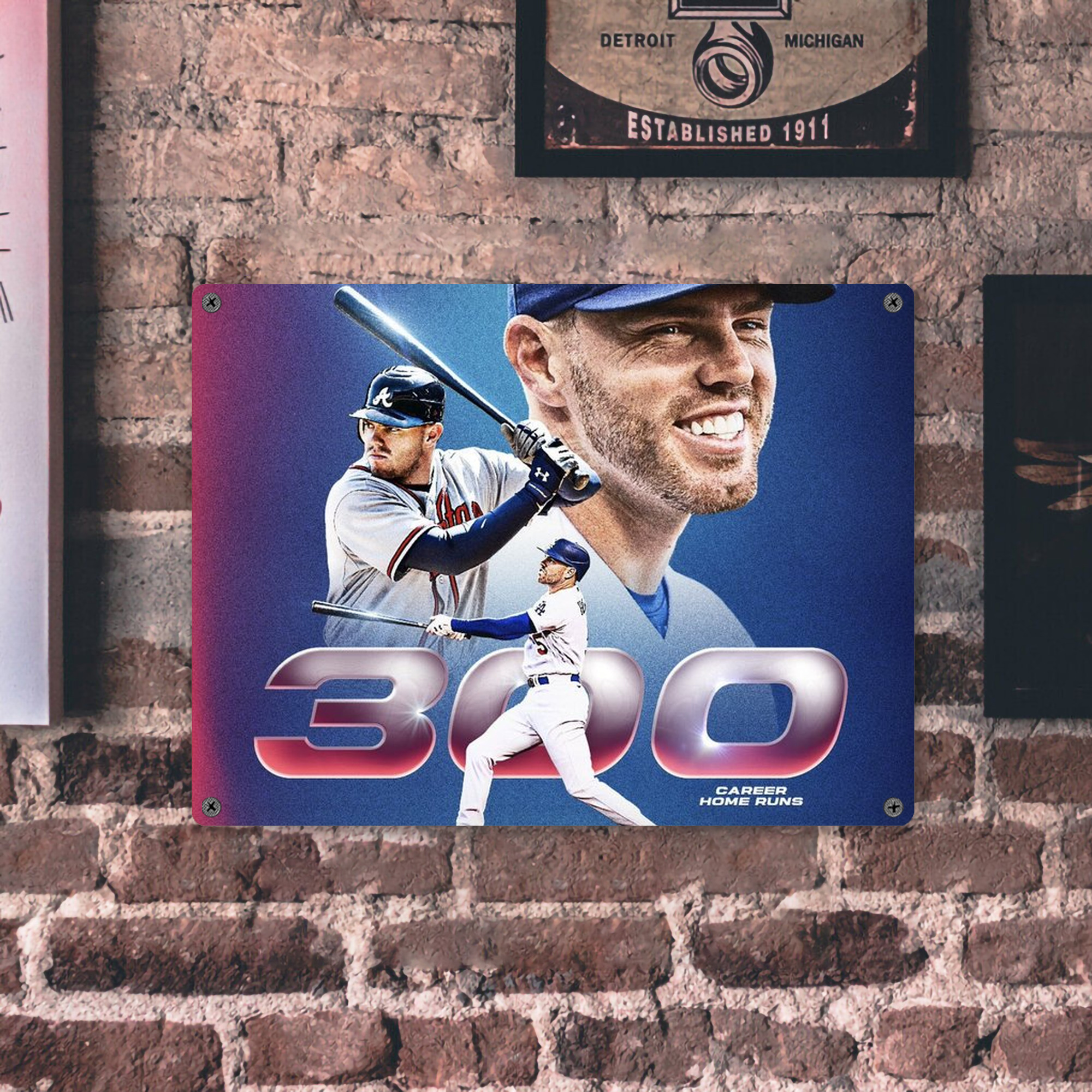  Vintage Metal Tin Sign 16x12 – Full-Print Iron Wall Decor – Durable, Fade-Resistant – Easy To Hang – Ideal For Home, Bar, Kitchen & Office Decor