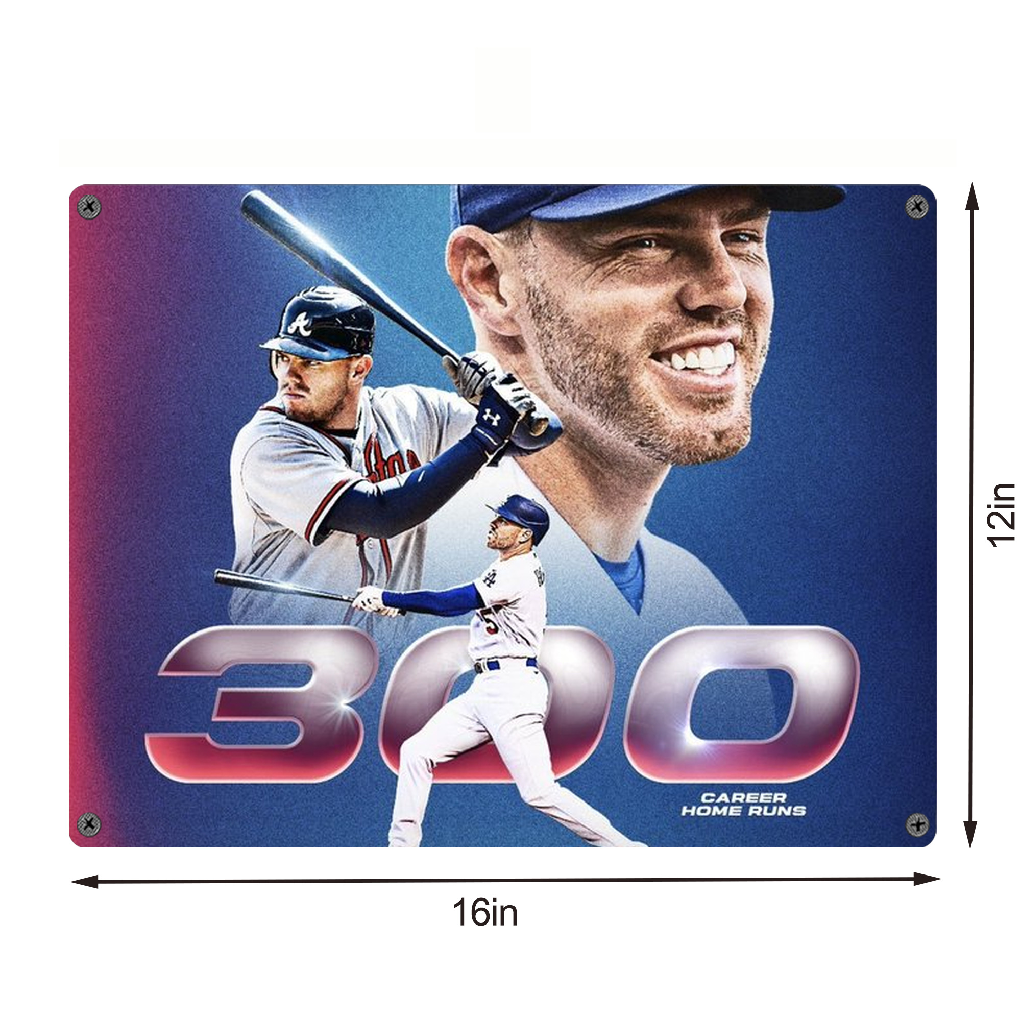  Vintage Metal Tin Sign 16x12 – Full-Print Iron Wall Decor – Durable, Fade-Resistant – Easy To Hang – Ideal For Home, Bar, Kitchen & Office Decor