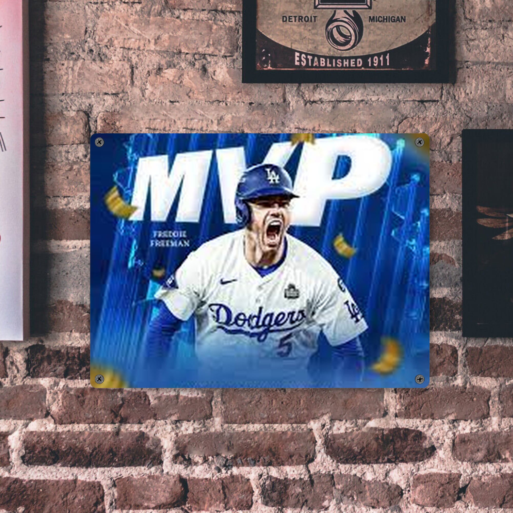  Vintage Metal Tin Sign 16x12 – Full-Print Iron Wall Decor – Durable, Fade-Resistant – Easy To Hang – Ideal For Home, Bar, Kitchen & Office Decor