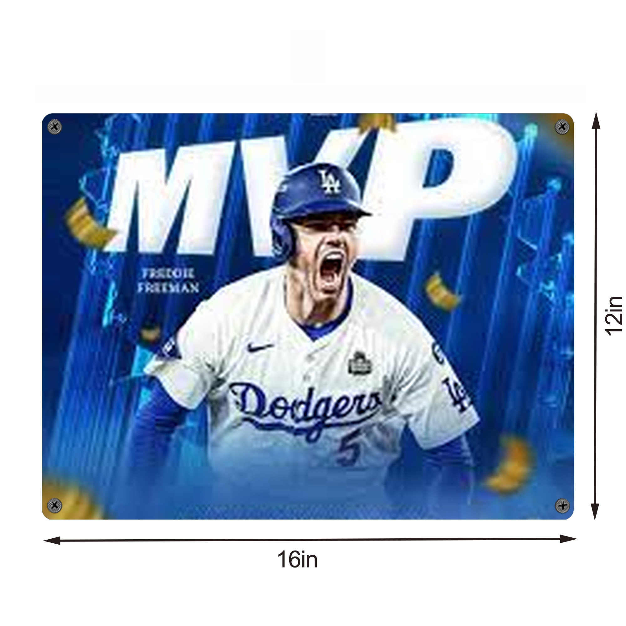  Vintage Metal Tin Sign 16x12 – Full-Print Iron Wall Decor – Durable, Fade-Resistant – Easy To Hang – Ideal For Home, Bar, Kitchen & Office Decor