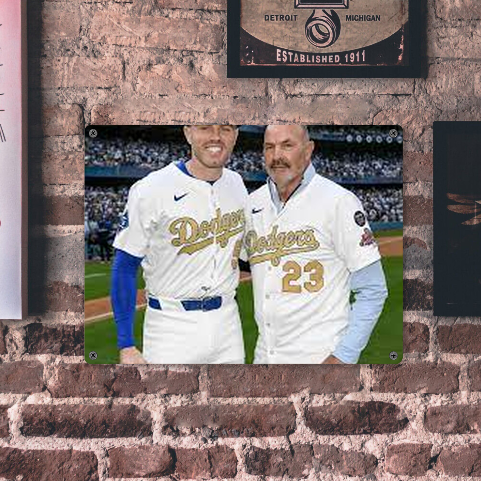  Vintage Metal Tin Sign 16x12 – Full-Print Iron Wall Decor – Durable, Fade-Resistant – Easy To Hang – Ideal For Home, Bar, Kitchen & Office Decor