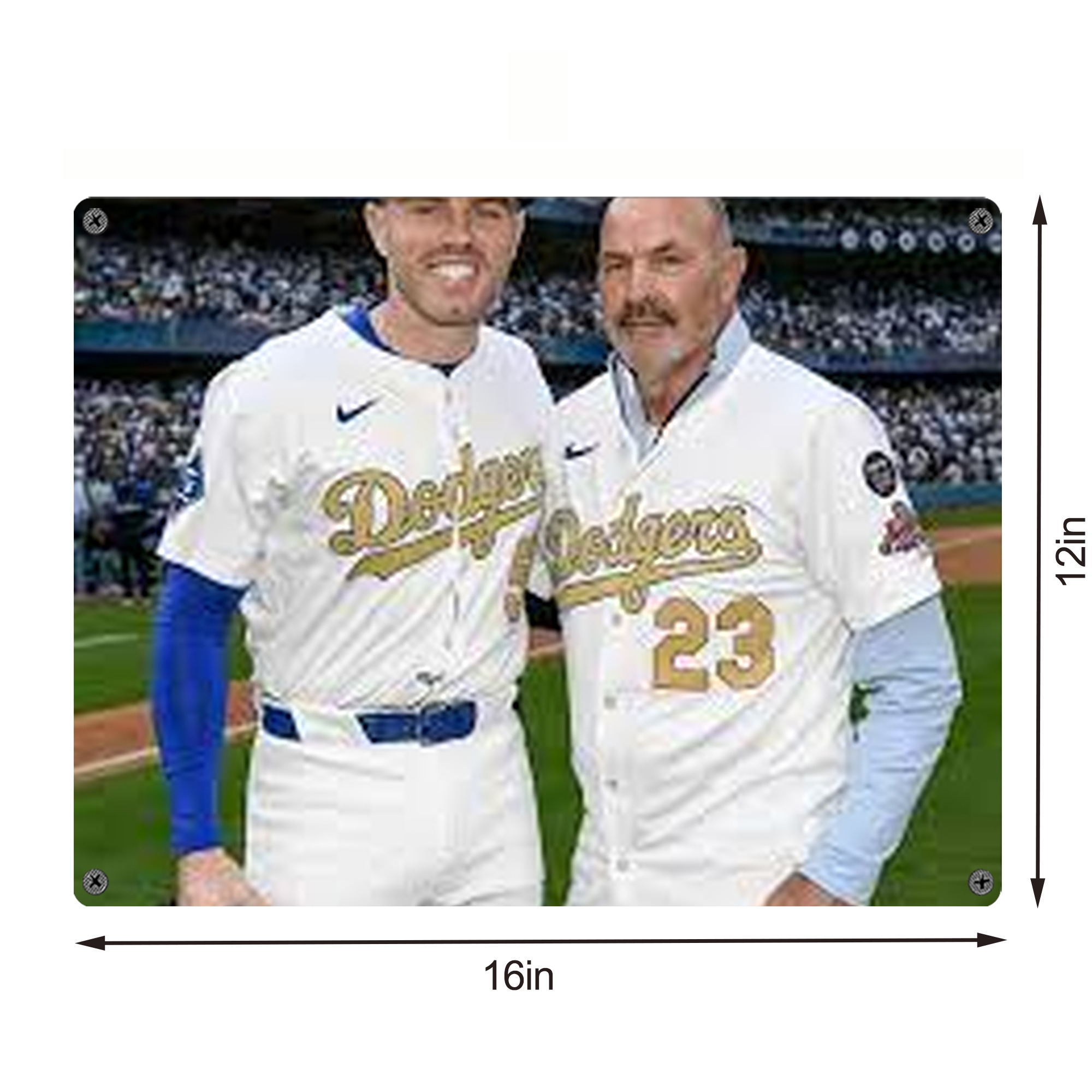  Vintage Metal Tin Sign 16x12 – Full-Print Iron Wall Decor – Durable, Fade-Resistant – Easy To Hang – Ideal For Home, Bar, Kitchen & Office Decor