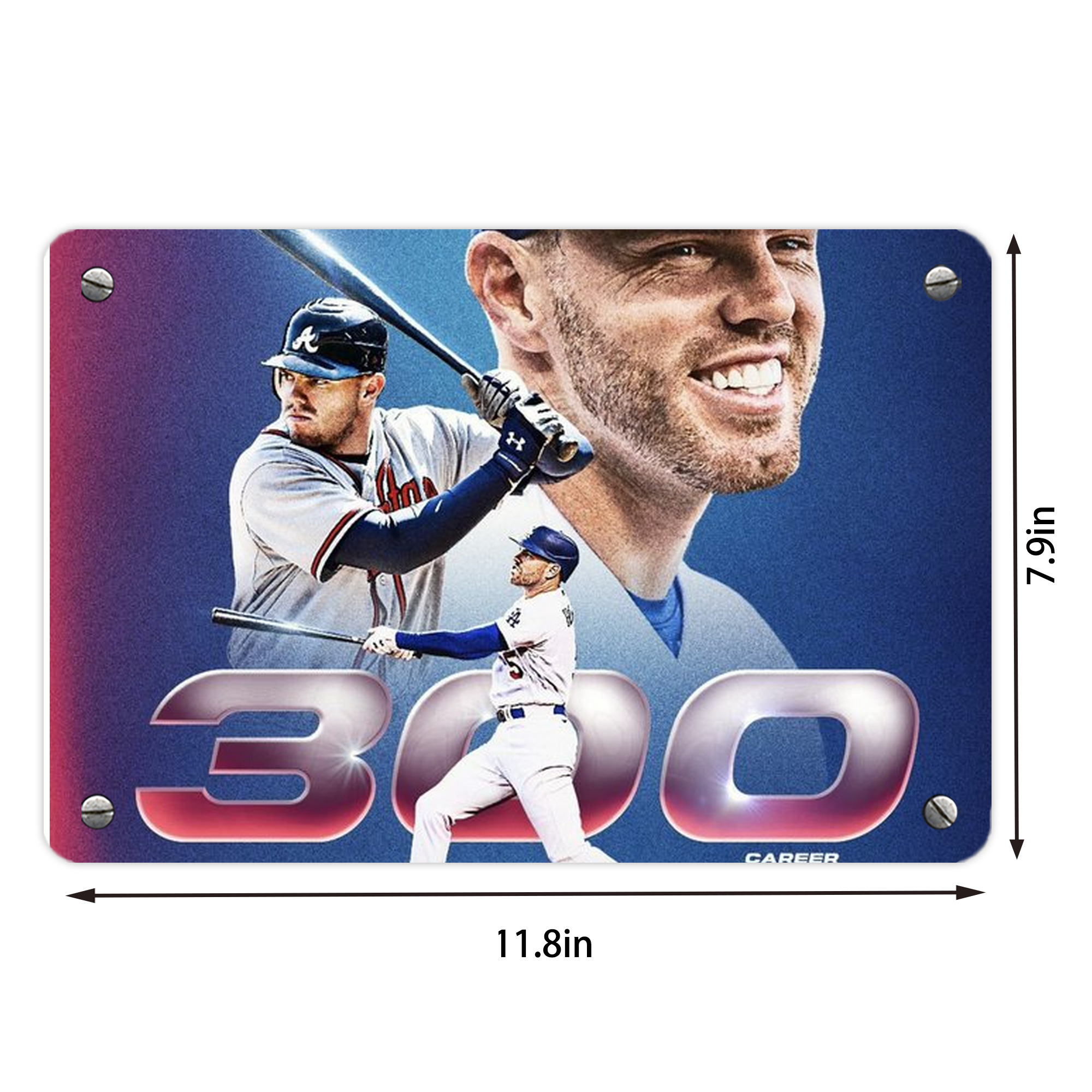  Metal Tin Sign 12x8inch - Premium Full-Print Decorative Wall Art, Durable Rust-Resistant Metal Plaque For Living Room, Bedroom, Kitchen, Office, Bar Décor